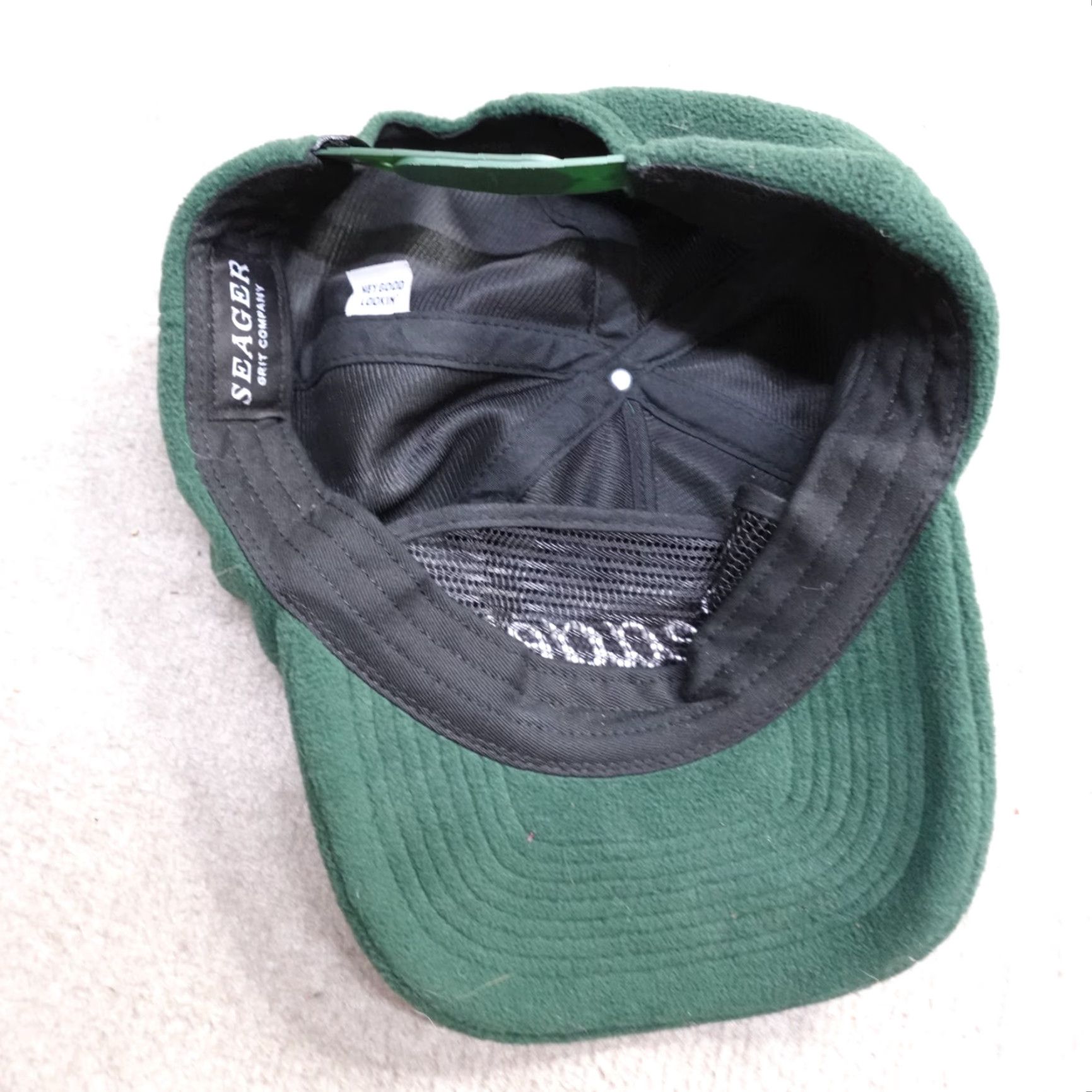 Vintage Seager Hat Green Embroidered Dadhat Snapback Fleece Adjustable Men Size US M / EU 48-50 / 2 - 3 Thumbnail
