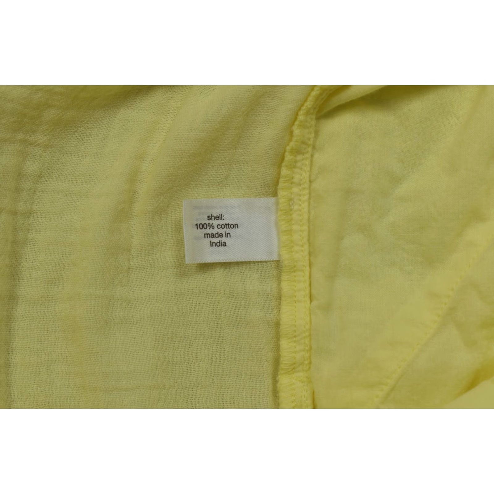 Vintage Lane Bryant Women's Size 16 Yellow 100% Cotton Gauze Pull On Shorts NWT - Solid Chino Casual Spring Summer Womens Size 38" / US 16 / IT 52 - 5 Thumbnail