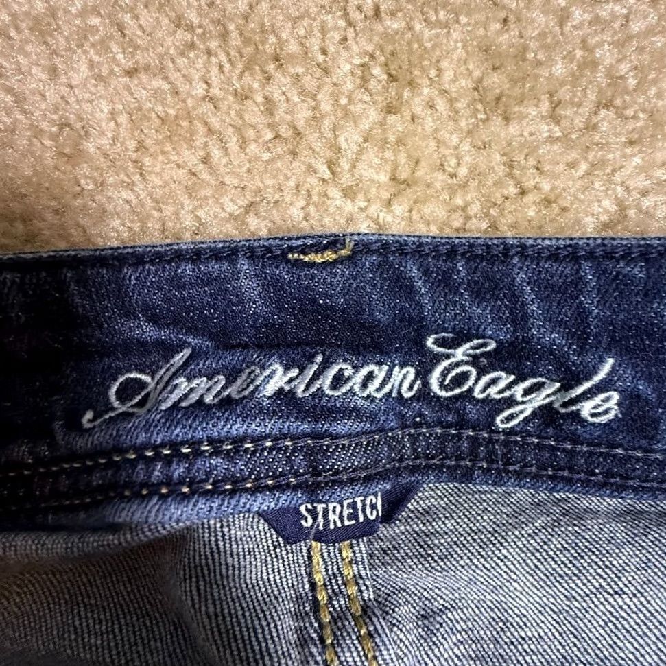 American Eagle Outfitters American Eagle Outfitters Jeans Womens 14 Short Bootcut 5-Pocket Denim Blue Stretch Regular Jacket? Size 36" / US 14 / IT 50 - 3 Thumbnail