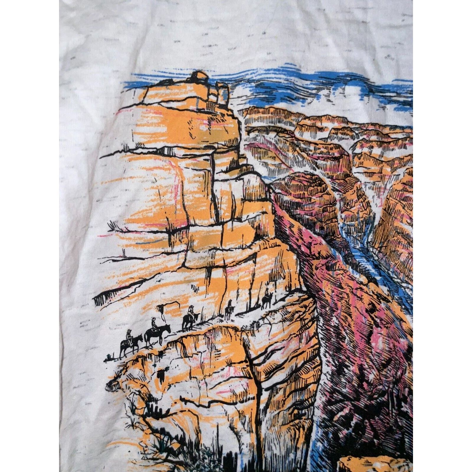 Vintage Vintage Test Print Shirt Grand Canyon Atlanta White M Tee Size US M / EU 48-50 / 2 - 3 Thumbnail