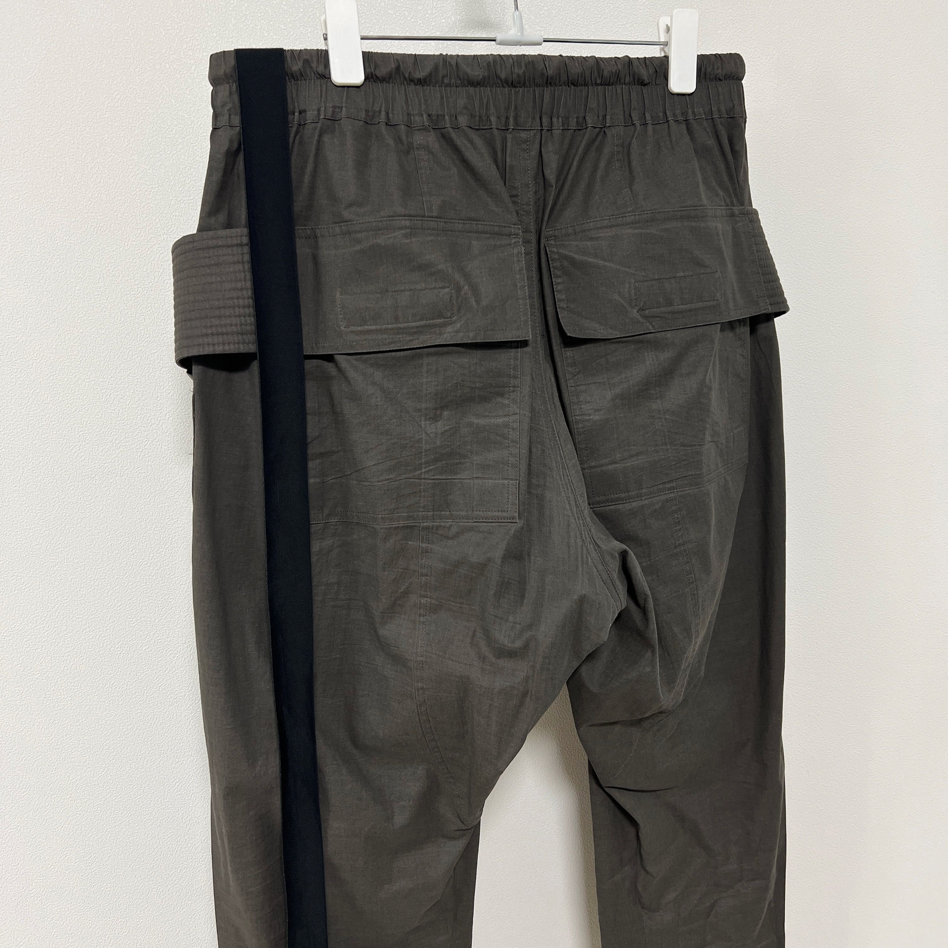 Rick Owens Rick Owens SS22 DRKSHDW Creatch Cargo Cropped Pants DarkDust Size US 36 / EU 52 - 5 Thumbnail