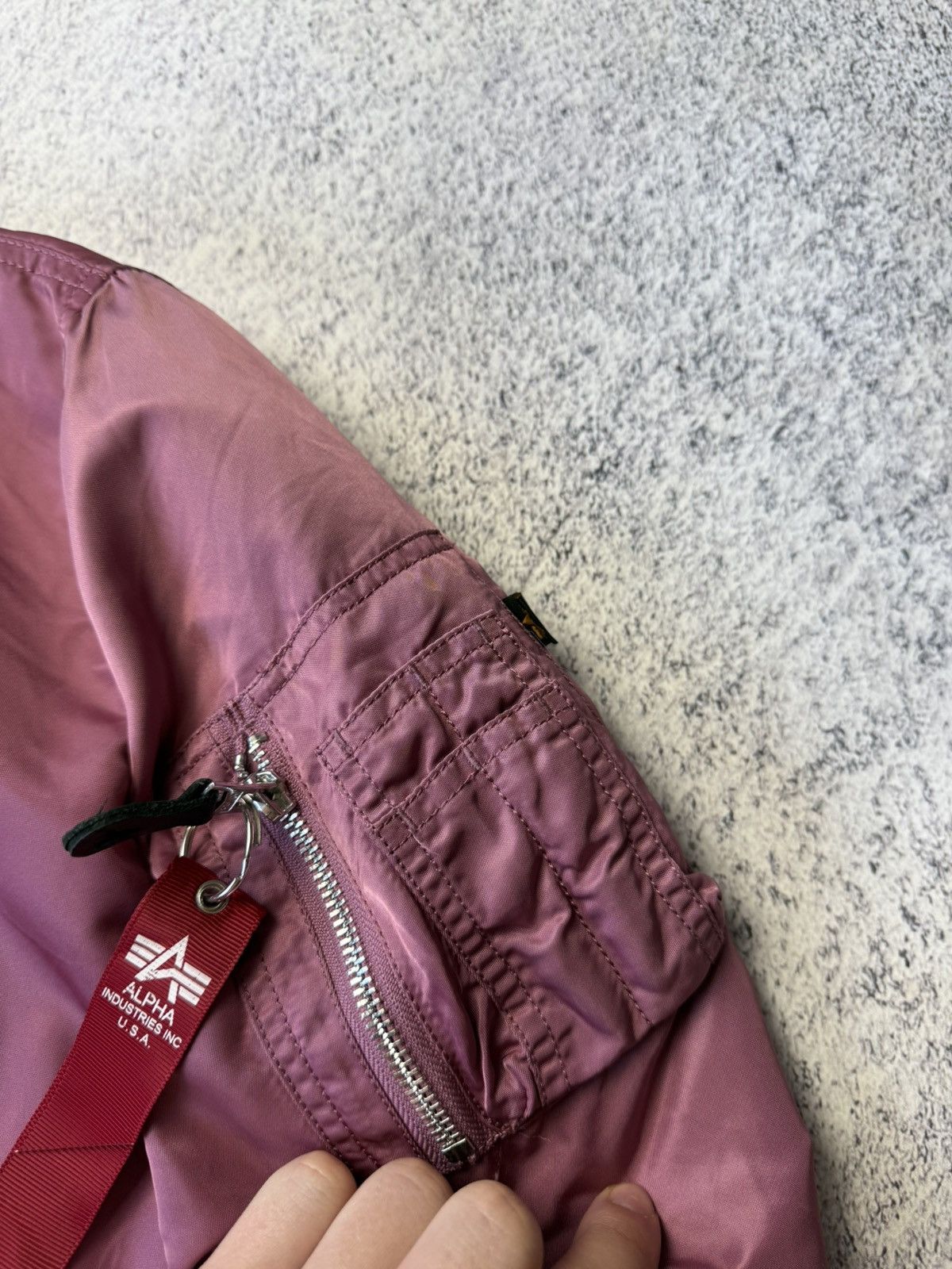 Alpha Industries Vintage Alpha Industries Bomber Jacket MA1 USA Size M / US 6-8 / IT 42-44 - 16 Thumbnail