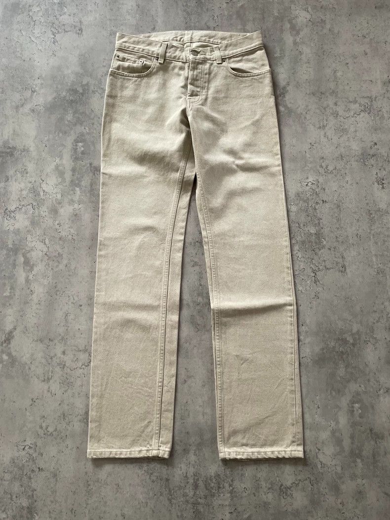 Helmut Lang Helmut Lang Beige Denim Jeans - dmc Size US 30 / EU 46 - 1 Thumbnail