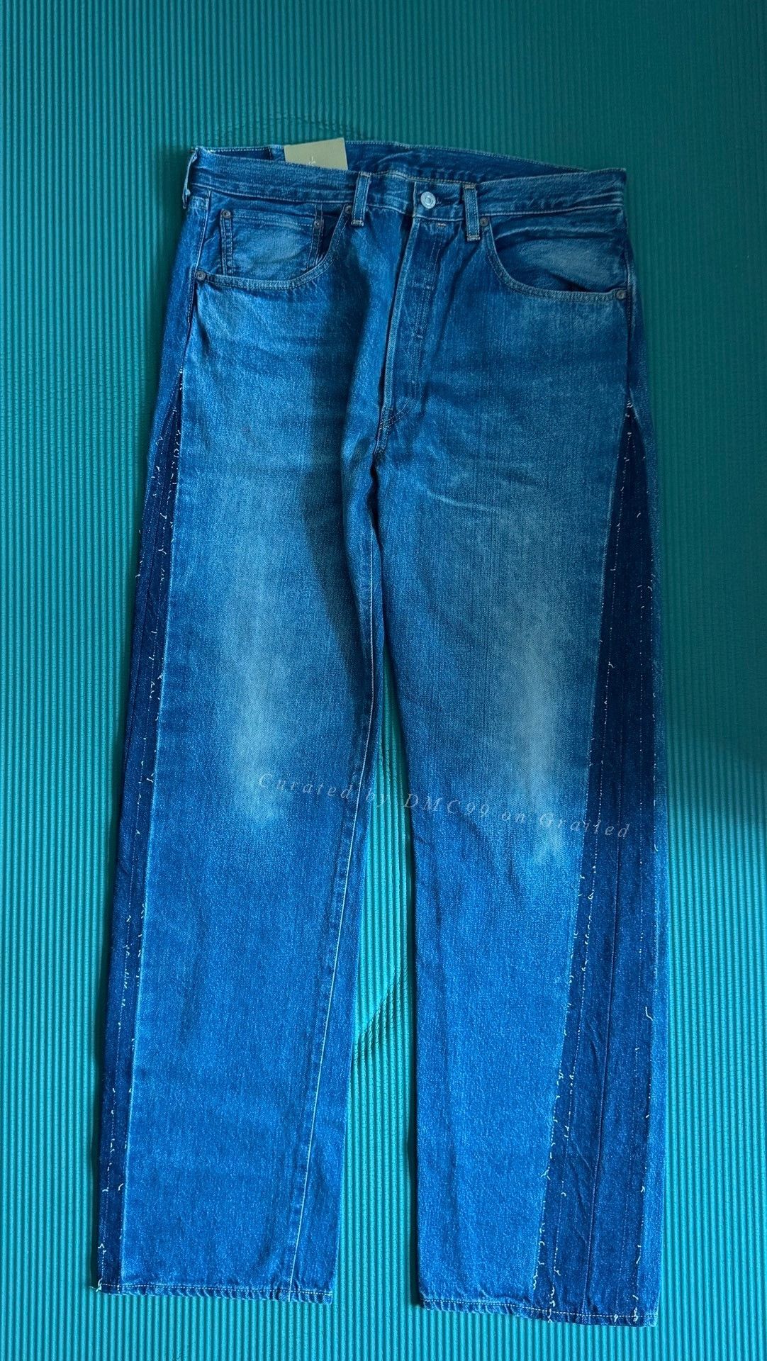 Levi's Vintage Clothing Levi's LVC 1955 50155 Washed Jeans Size US 34 / EU 50 - 1 Thumbnail