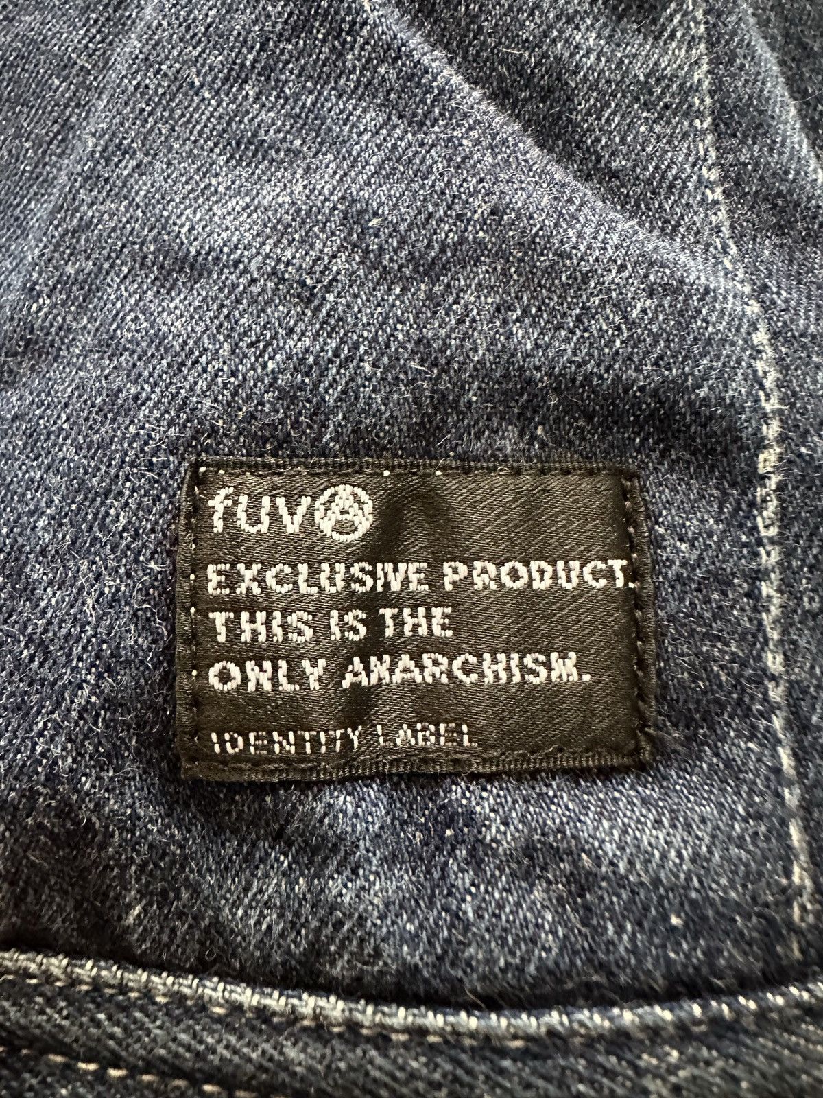 PEEL&LIFT Y2k FUVA Anarchism trucker denim jacket Size US M / EU 48-50 / 2 - 23 Thumbnail