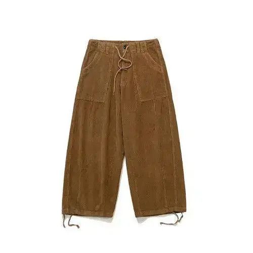 Jean Brown Corduroy Baggy Pants Size US 32 / EU 48 - 6 Thumbnail