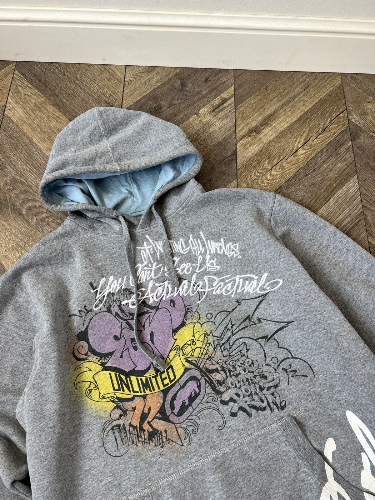 Ecko Unltd. Vintage Ecko Overprinted Streetwear Hoodie Size US XL / EU 56 / 4 - 8 Thumbnail