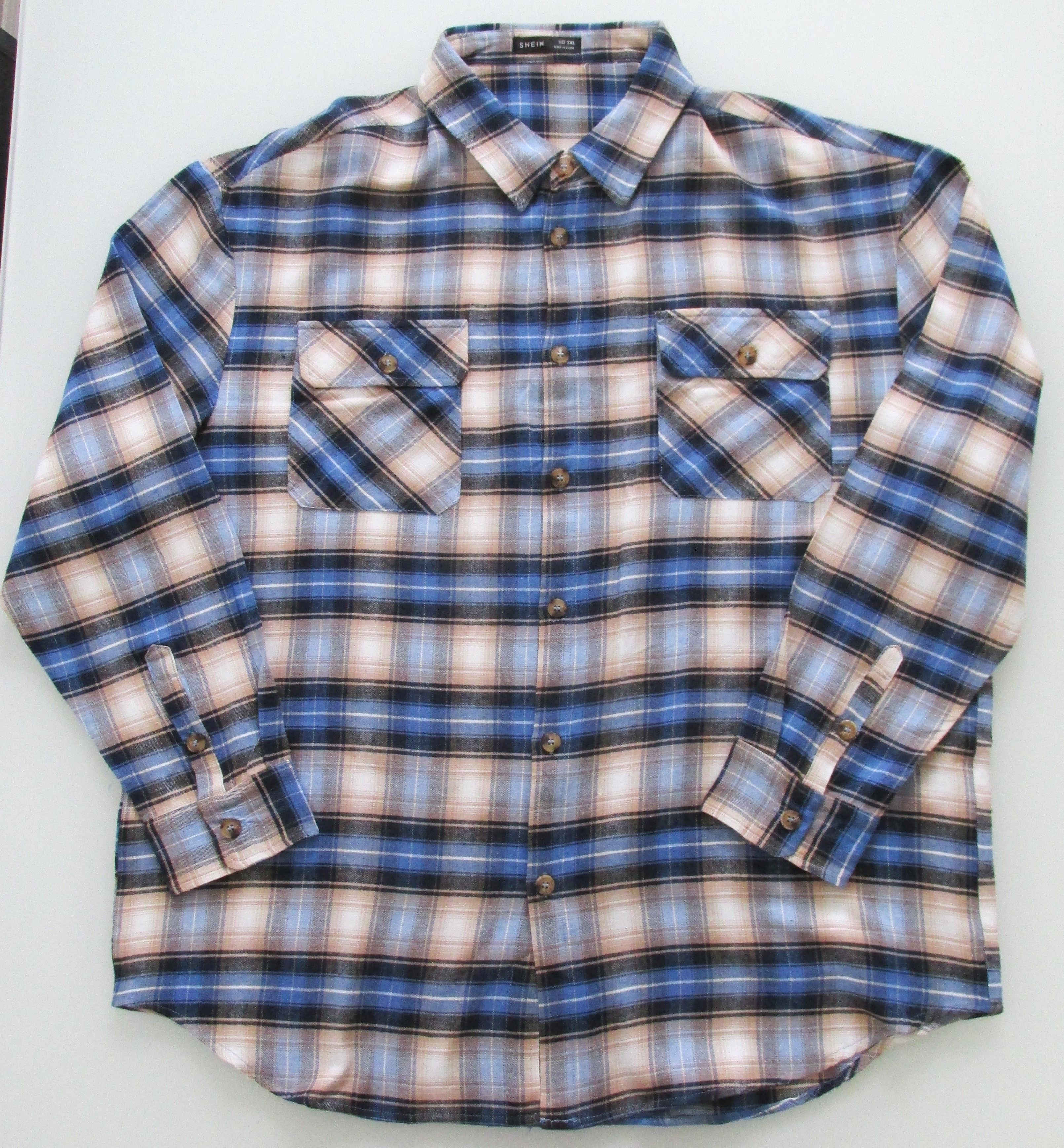 St. Johns Bay Shein Men's Flannel Shirt Size 3XL Size US XXL / EU 58 / 5 - 1 Thumbnail