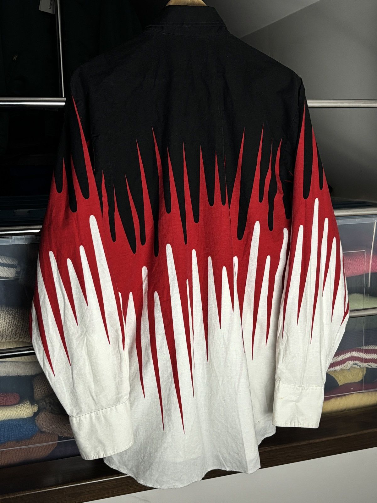 Vintage 90s Brooks & Dunn Vintage Western Flame Country Band Shirt Size US L / EU 52-54 / 3 - 6 Thumbnail