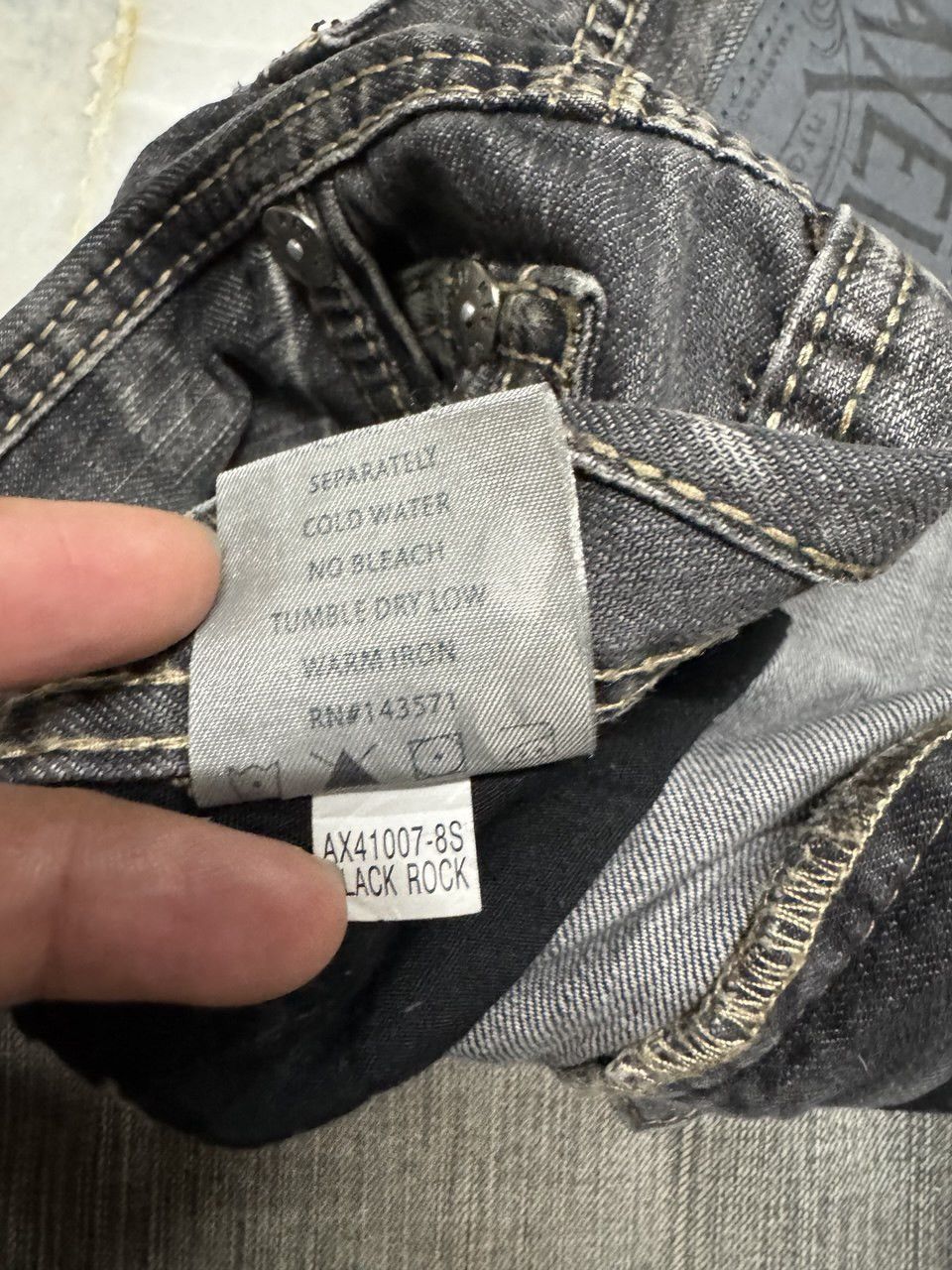 Japanese Brand BAGGY - Waist 37 Axel 🇯🇵 Mudwash Sick Style Distressed Jeans Size US 37 - 10 Thumbnail
