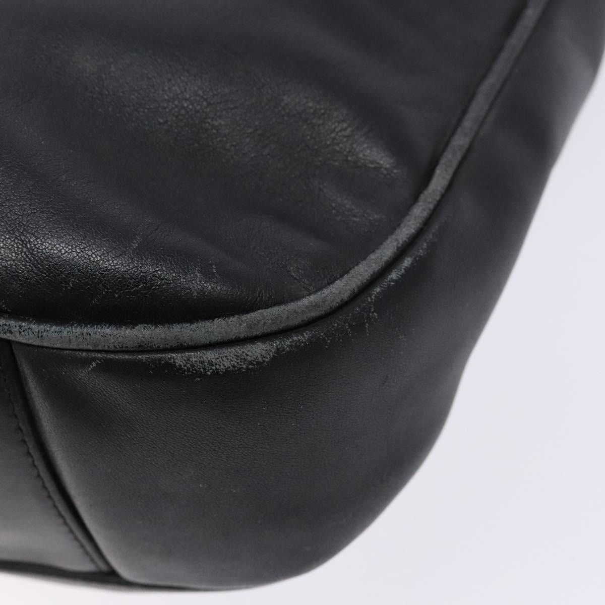 Gucci GUCCI Bamboo Hand Bag Leather Black Gold 001 1781 001 1781 Size ONE SIZE - 14 Thumbnail