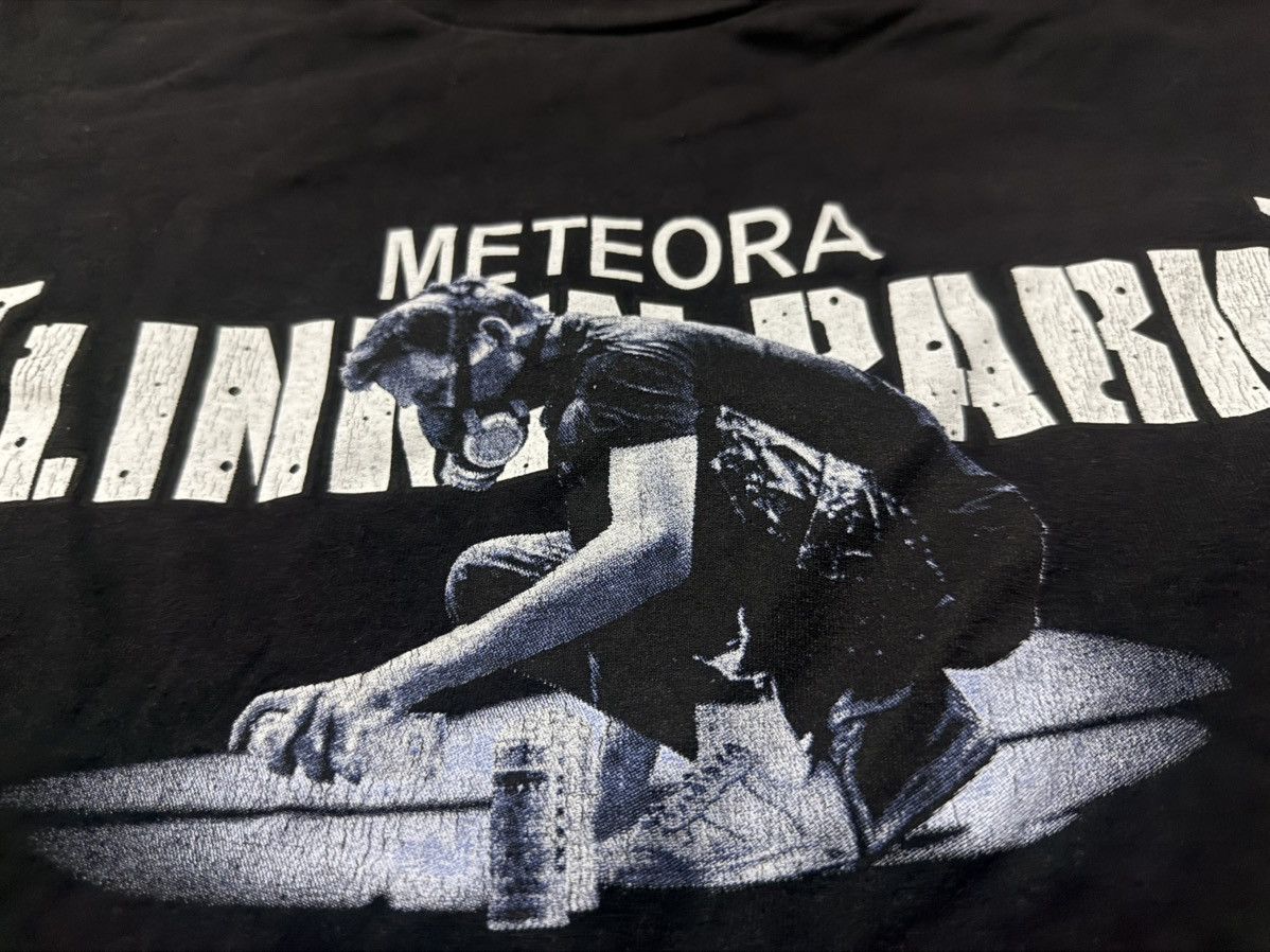 Band Tees Vintage Early 00s Linkin Park Meteora Bootleg T-Shirt Y2K Size US S / EU 44-46 / 1 - 6 Thumbnail