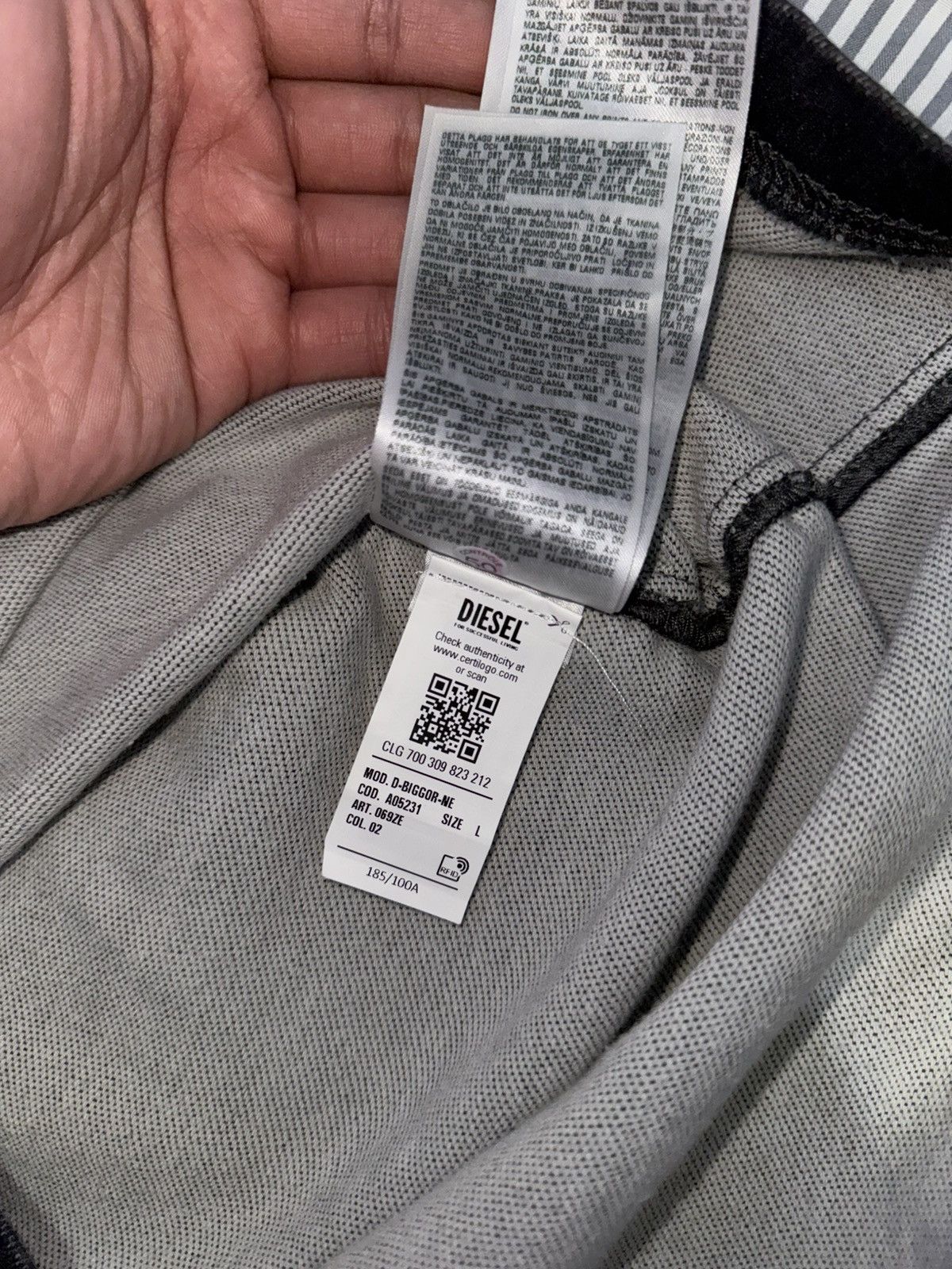 Diesel Diesel Tee Size US L / EU 52-54 / 3 - 5 Thumbnail