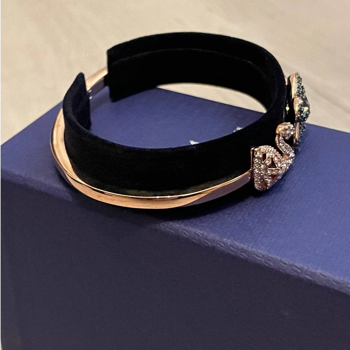 Swarovski Swarovski Facet Swan Bangle Bracelet Multi Color, Size Small Size ONE SIZE - 9 Thumbnail