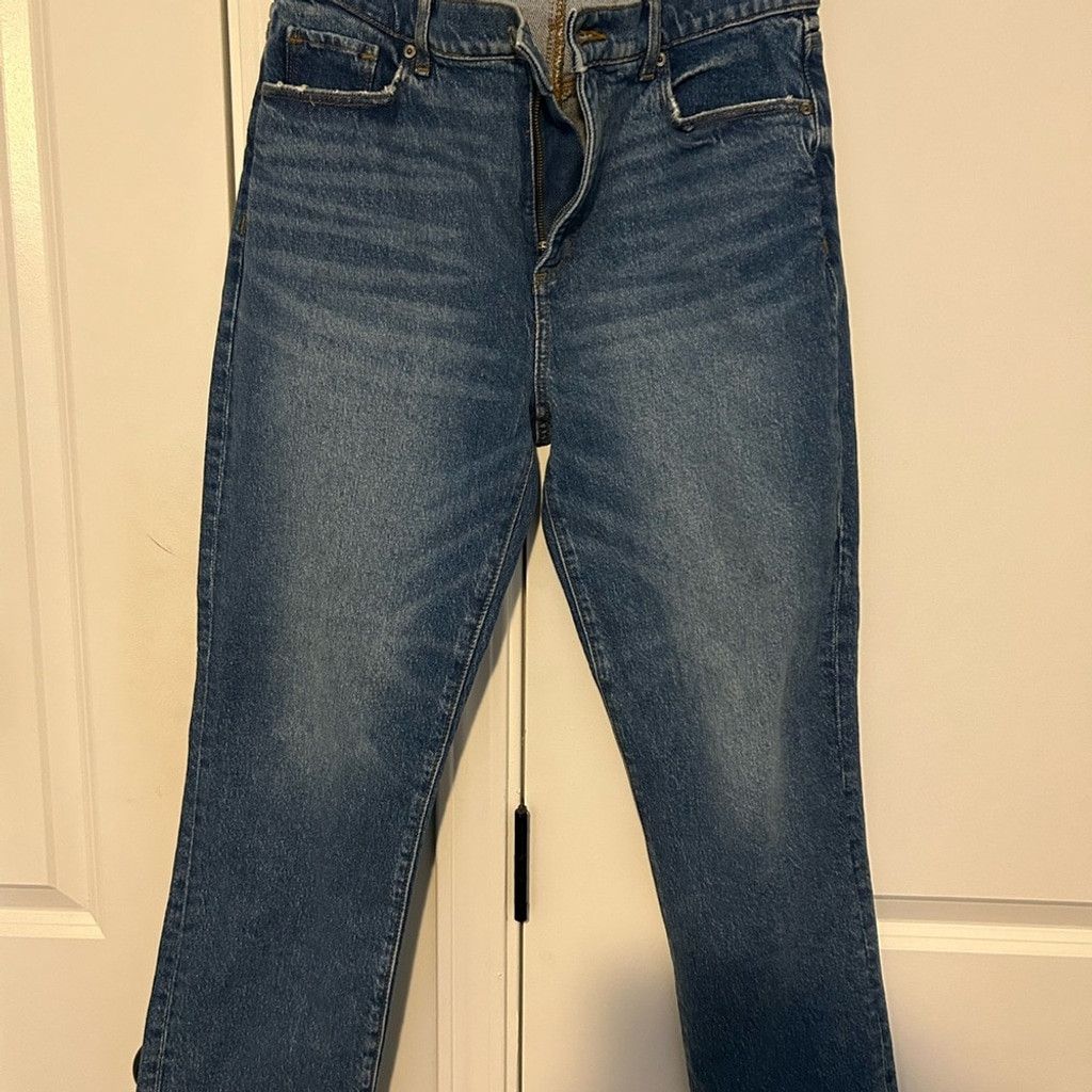 Loft Classic Blue Crop Ankle Jeans from Ann Taylor Loft Size 28" / US 6 / IT 42 - 1 Thumbnail