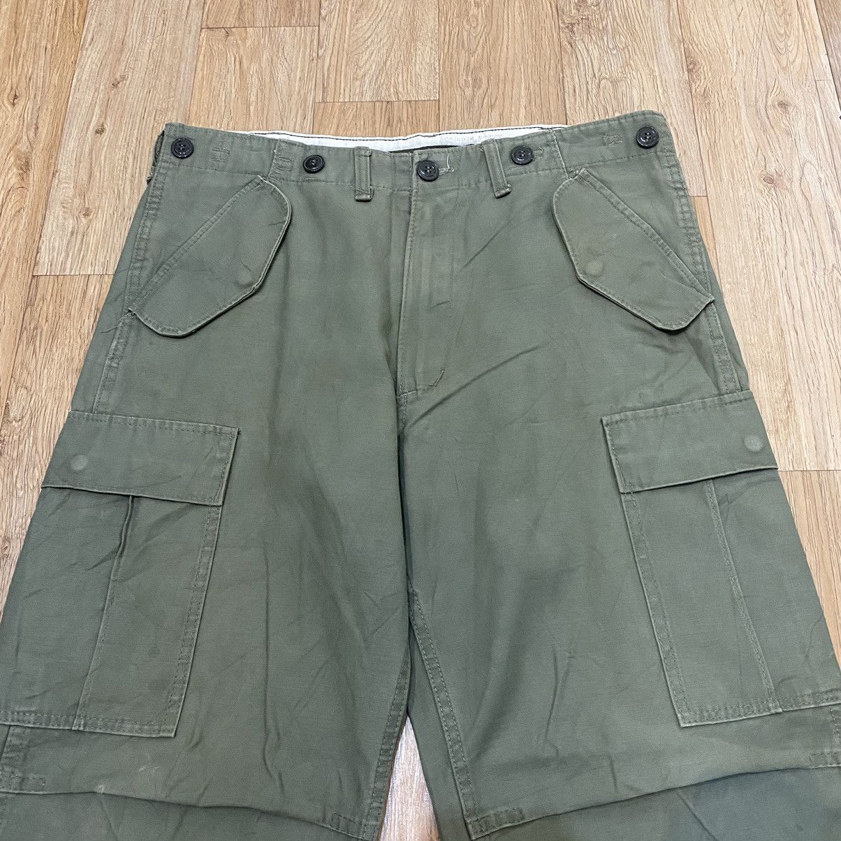 Japanese Brand Military Style Cargo Pants Size US 33 - 3 Thumbnail