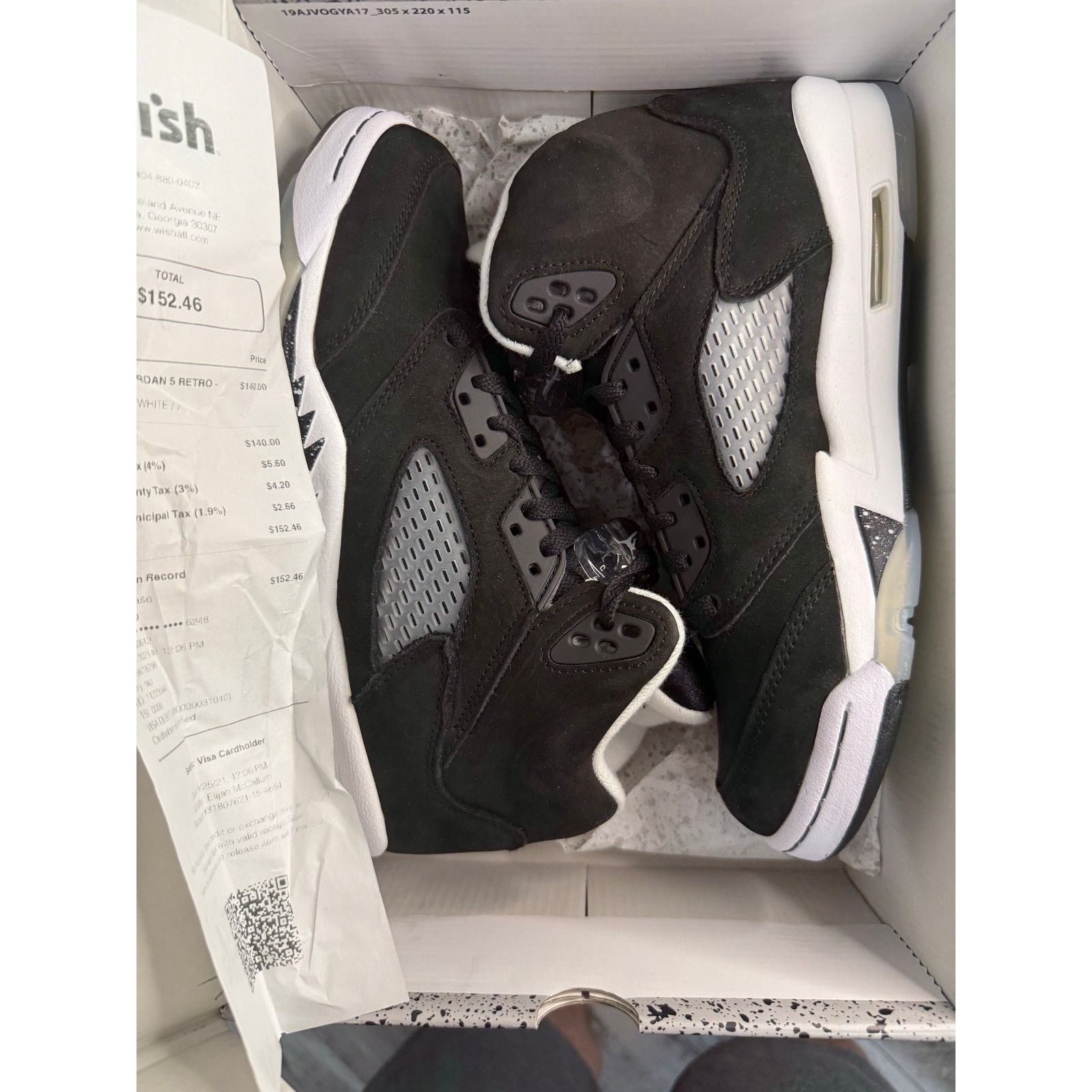 Jordan Brand Jordan 5 Retro Moonlight Oreo Size 7 Size US 7 / EU 40 - 10 Thumbnail