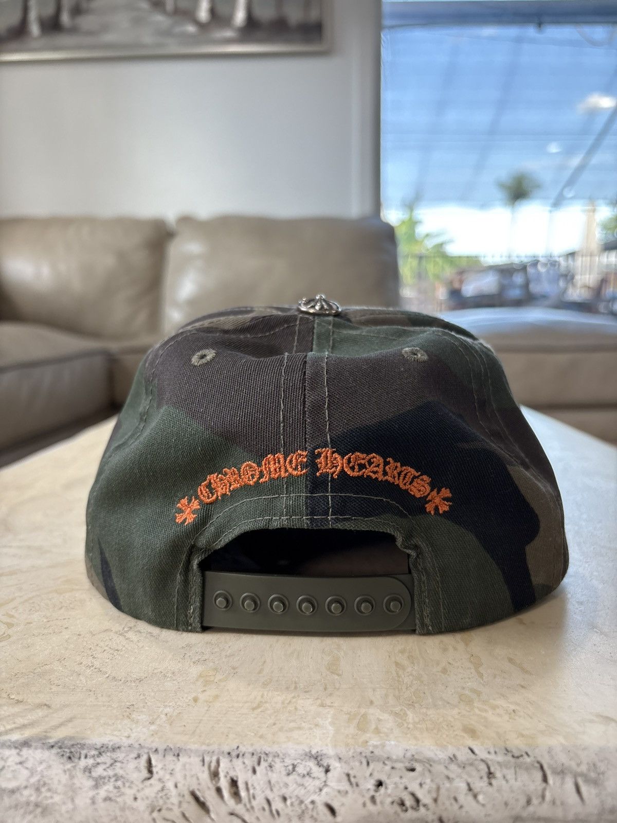 Chrome Hearts Chrome Hearts Camo CH Baseball Hat Size ONE SIZE - 3 Thumbnail