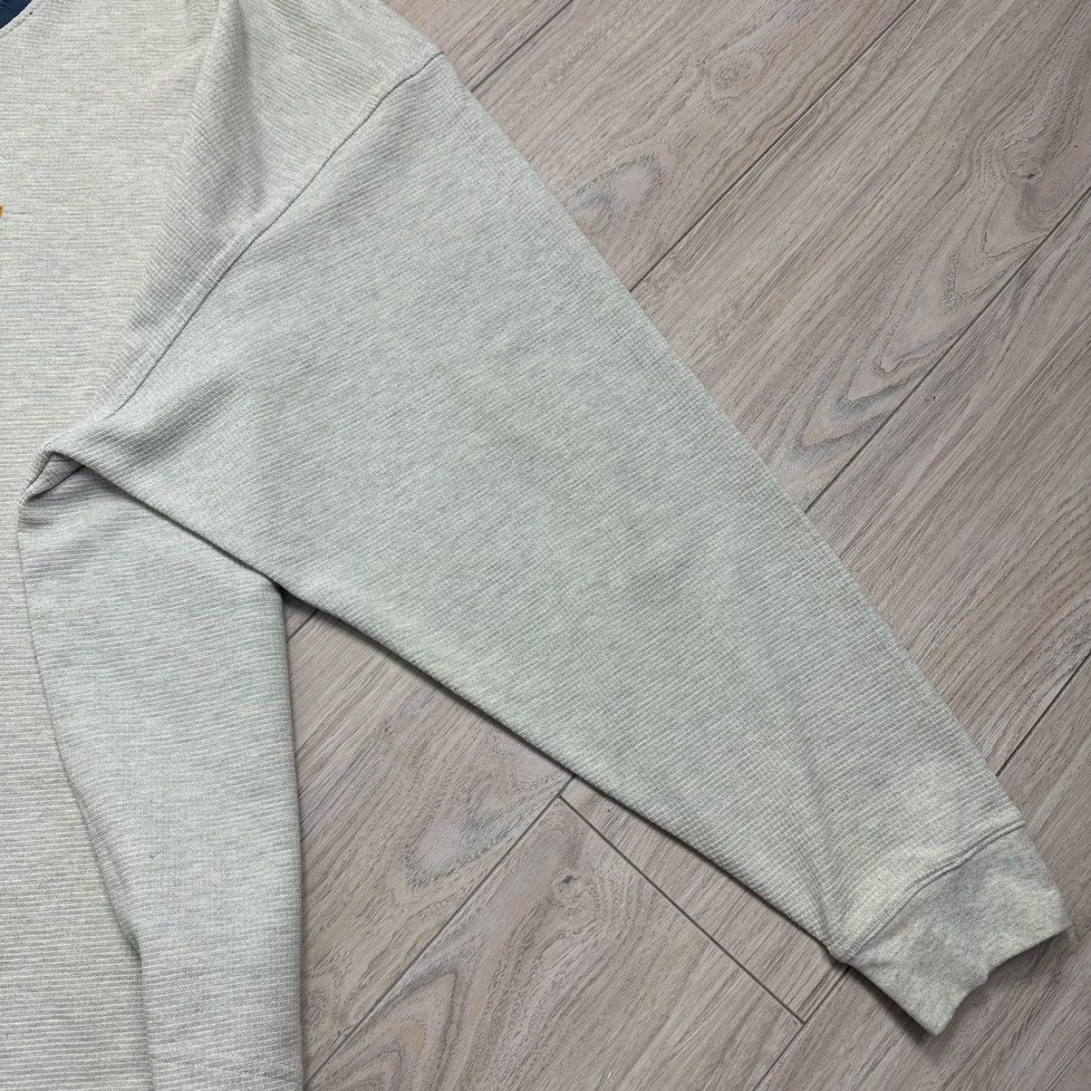 Adidas Vintage 90s Adidas Originals V-Neck Thermal Sweatshirt Size US XL / EU 56 / 4 - 8 Thumbnail