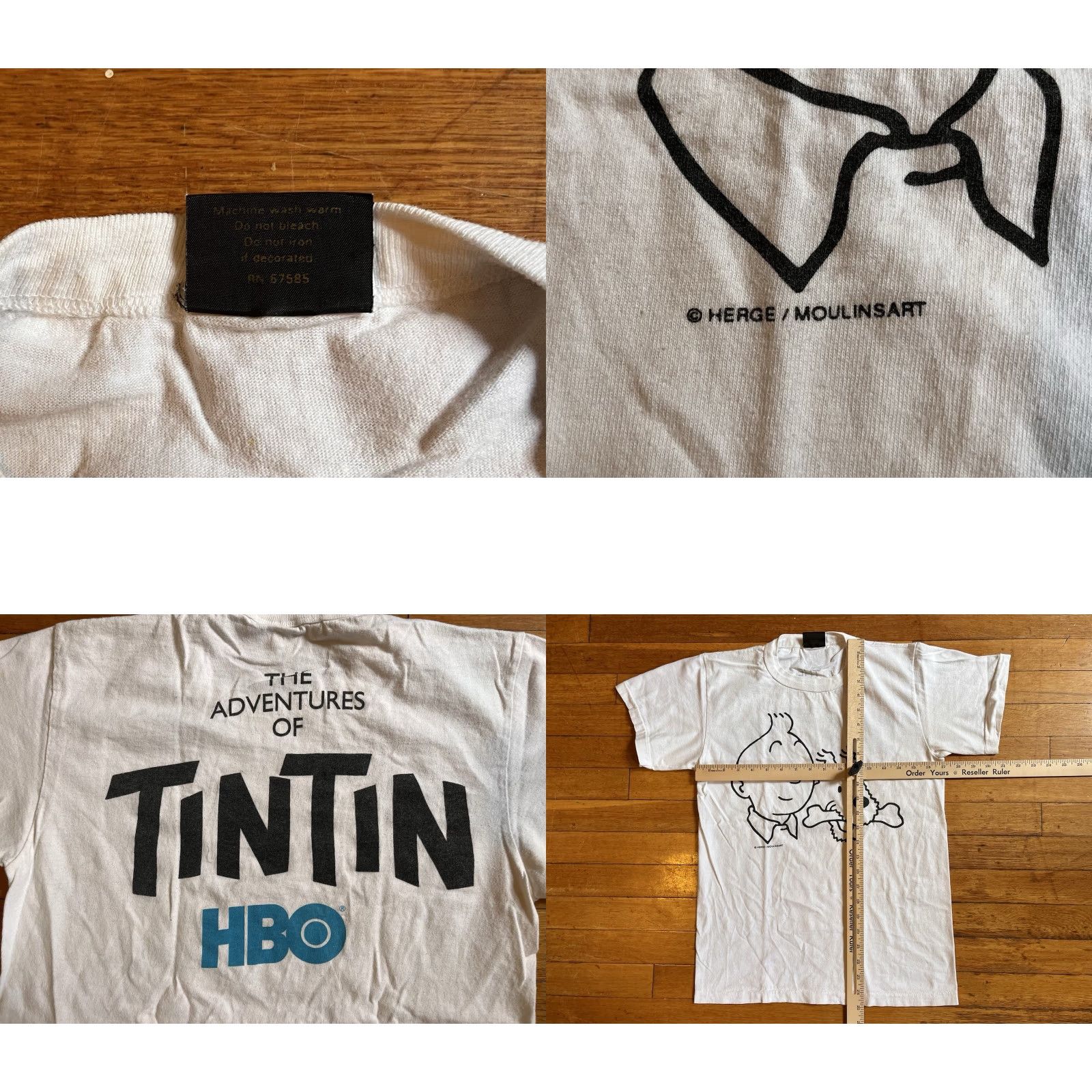 Changes VINTAGE The Adventures Of Tintin HBO Shirt Men’s XL White 90s Cartoon Graphic Print Logo 90s Mens Shirt S? Size US S / EU 44-46 / 1 - 8 Thumbnail