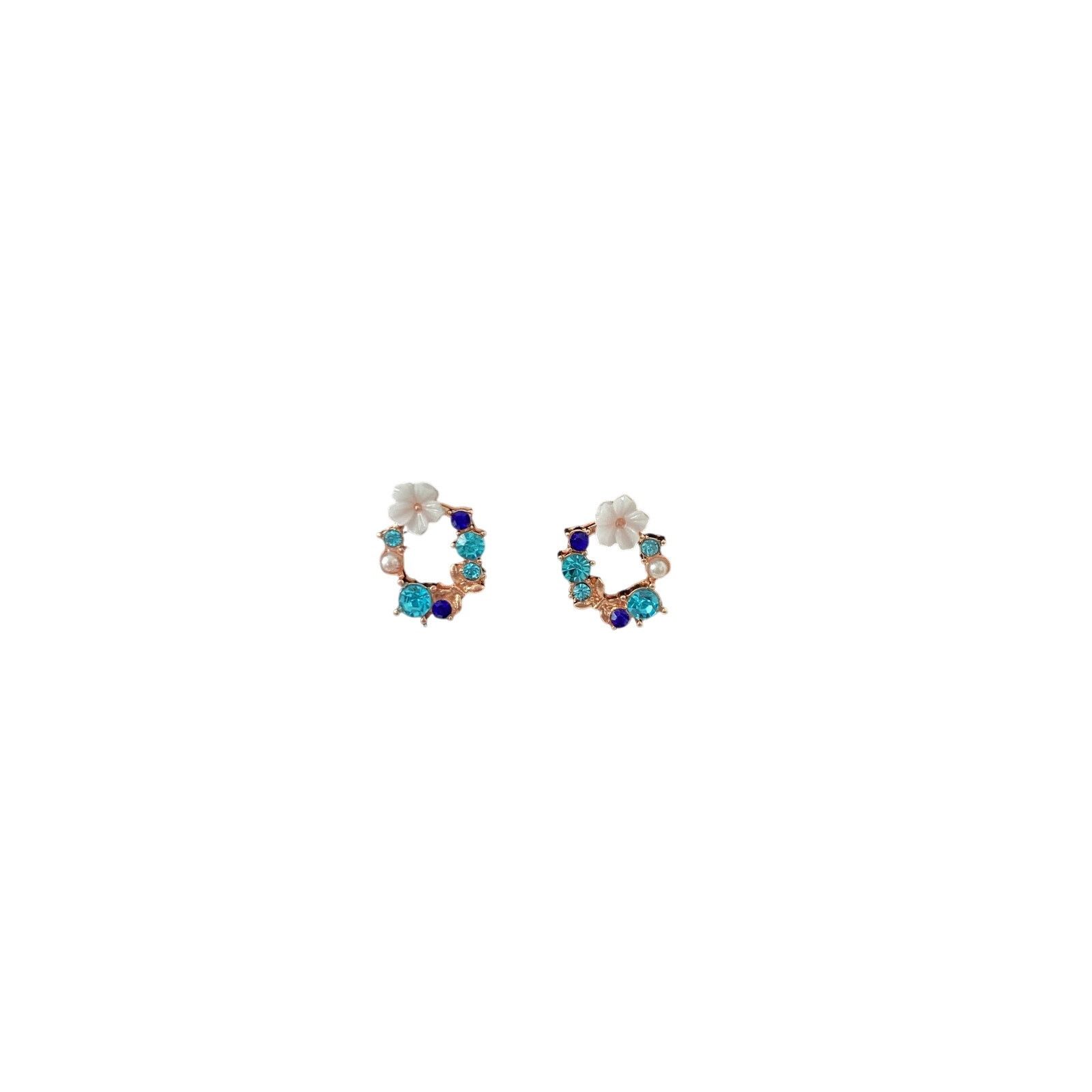 Other floral earrings Colorful Rhinestone Size ONE SIZE - 1 Thumbnail
