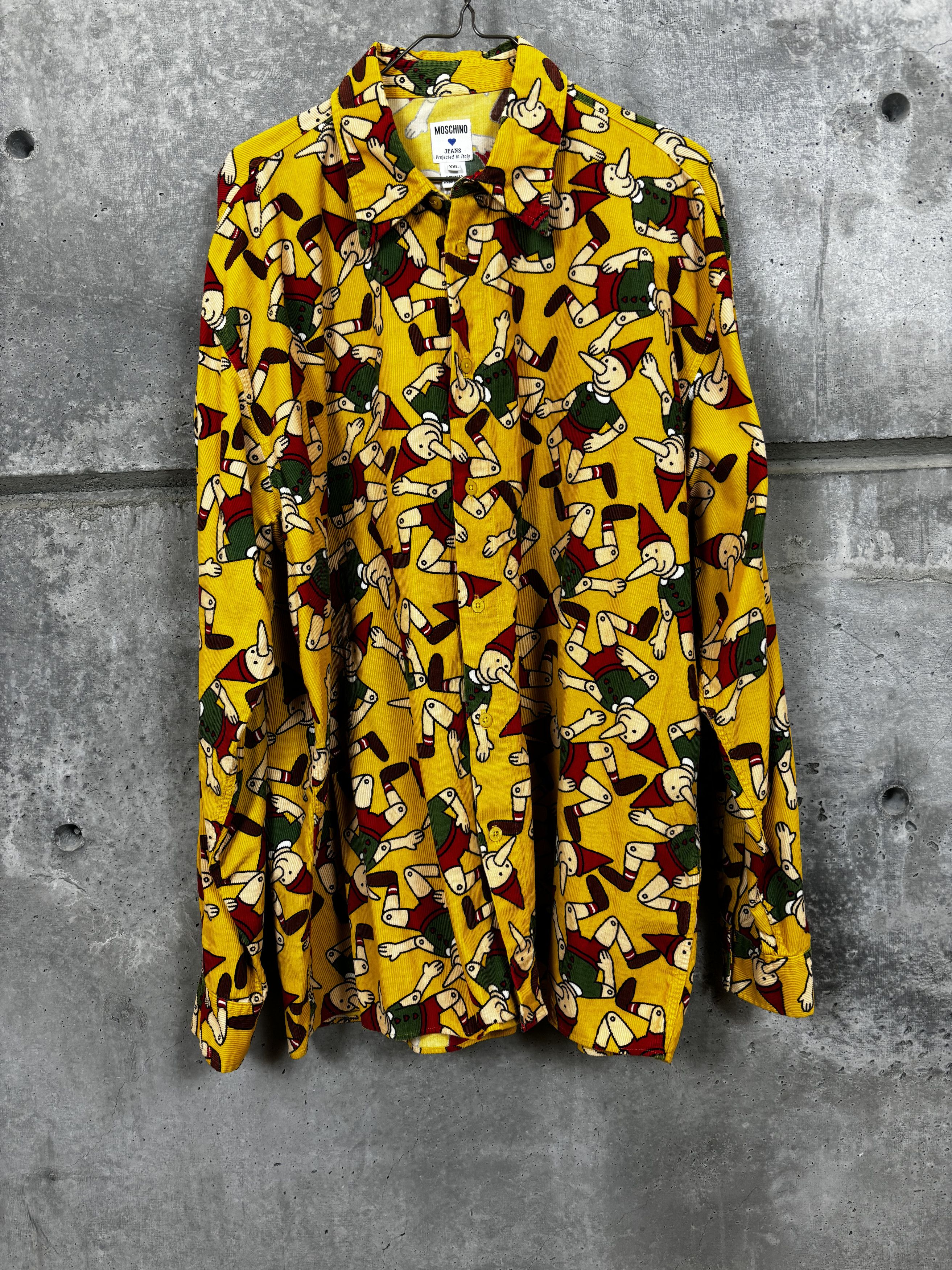 Moschino MOSCHINO VINTAGE PINOCCHIO CORDUROY SHIRT Size US XXL / EU 58 / 5 - 1 Thumbnail