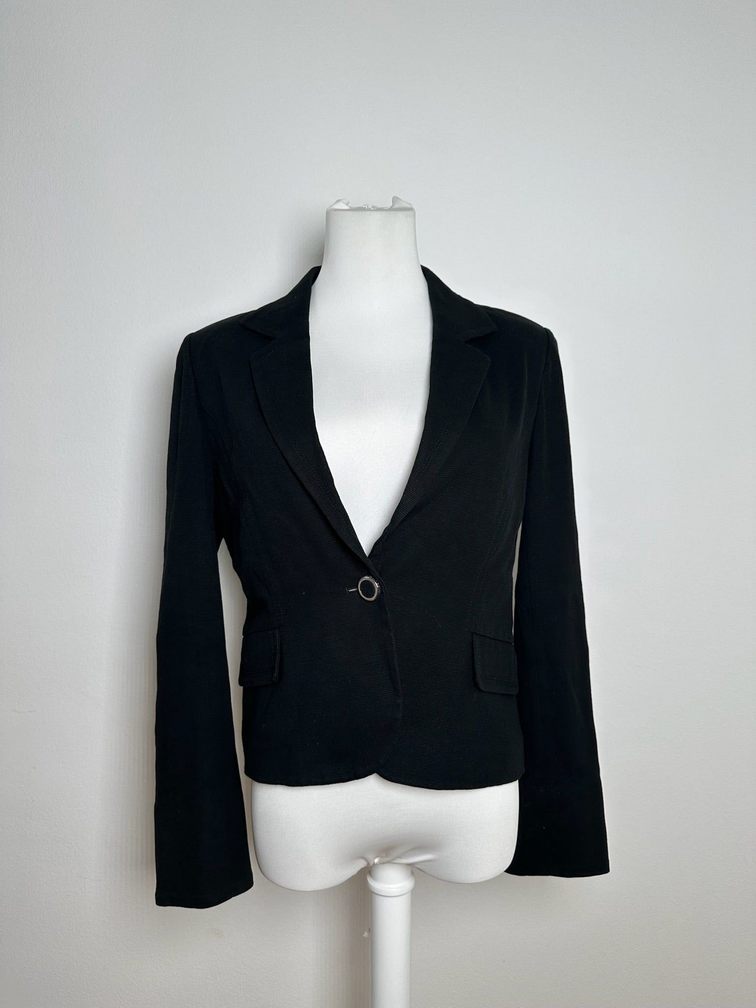 Courreges Vintage Blazer Black Size S / US 4 / IT 40 - 1 Thumbnail