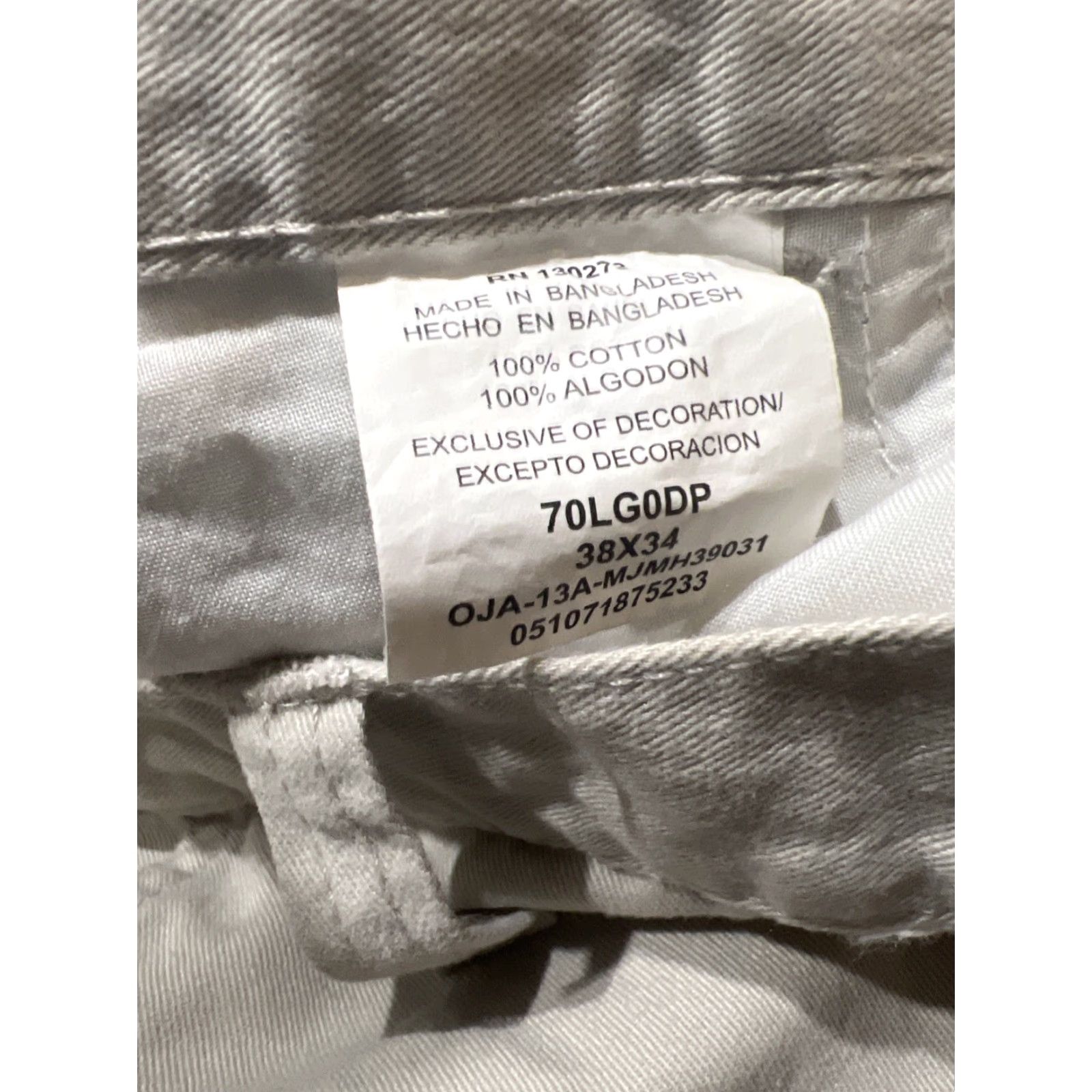 Wrangler WRANGLER Beige Cargo Pants Men's 38x34 100% Cotton Twill Casual Workwear Size US 38 / EU 54 - 4 Thumbnail