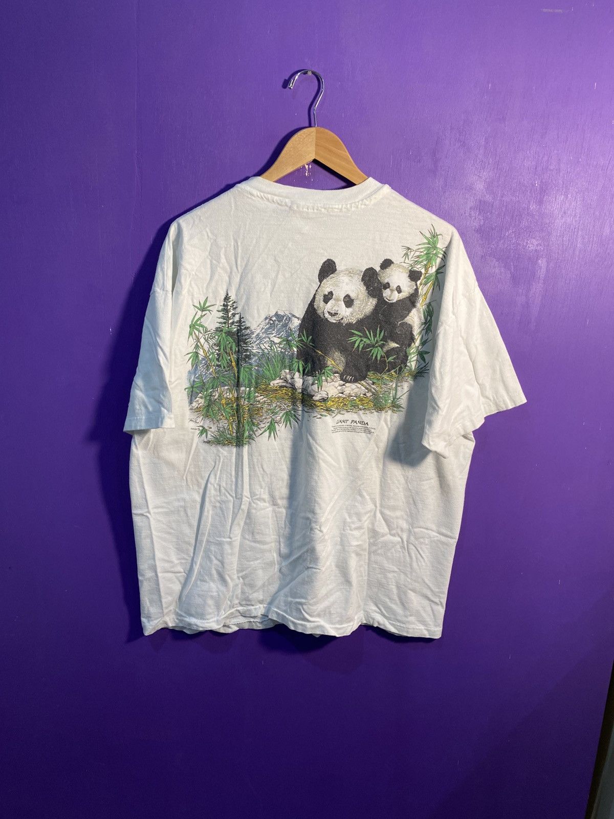 Other Vintage 1988 Panda nature animal tee Size US XL / EU 56 / 4 - 2 Thumbnail