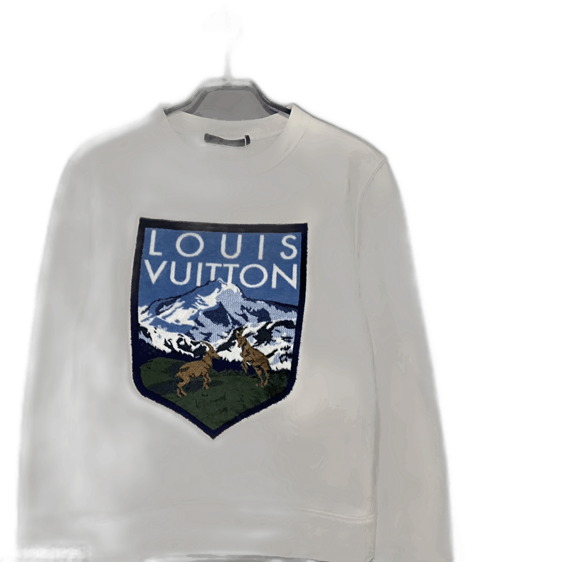 Louis Vuitton Louis Vuitton Logo Sweatshirt with Mountain Design Size US XS / EU 42 / 0 - 1 Thumbnail