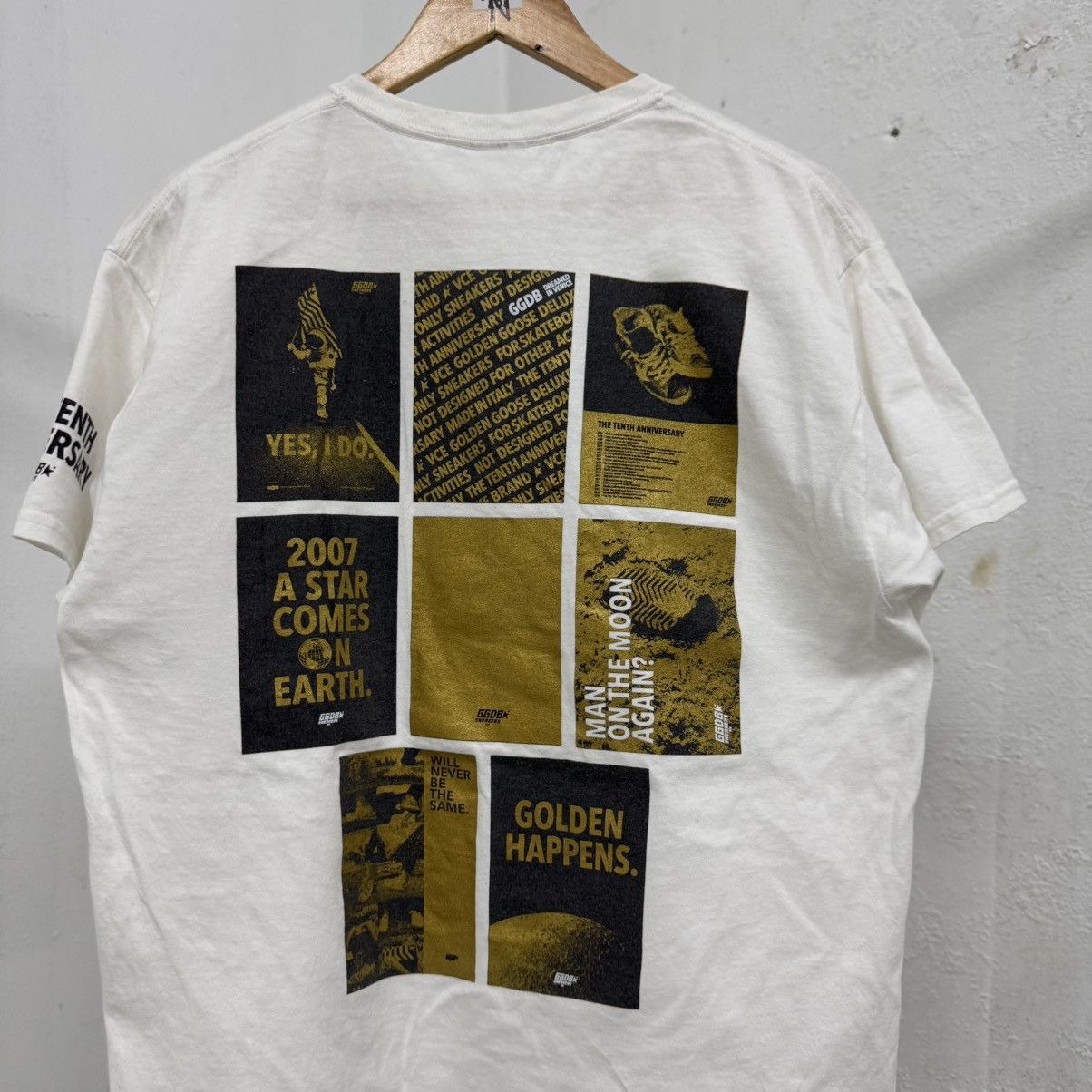 Golden Goose Golden Goose Lunar Collection 2017 T shirt Size US L / EU 52-54 / 3 - 4 Thumbnail
