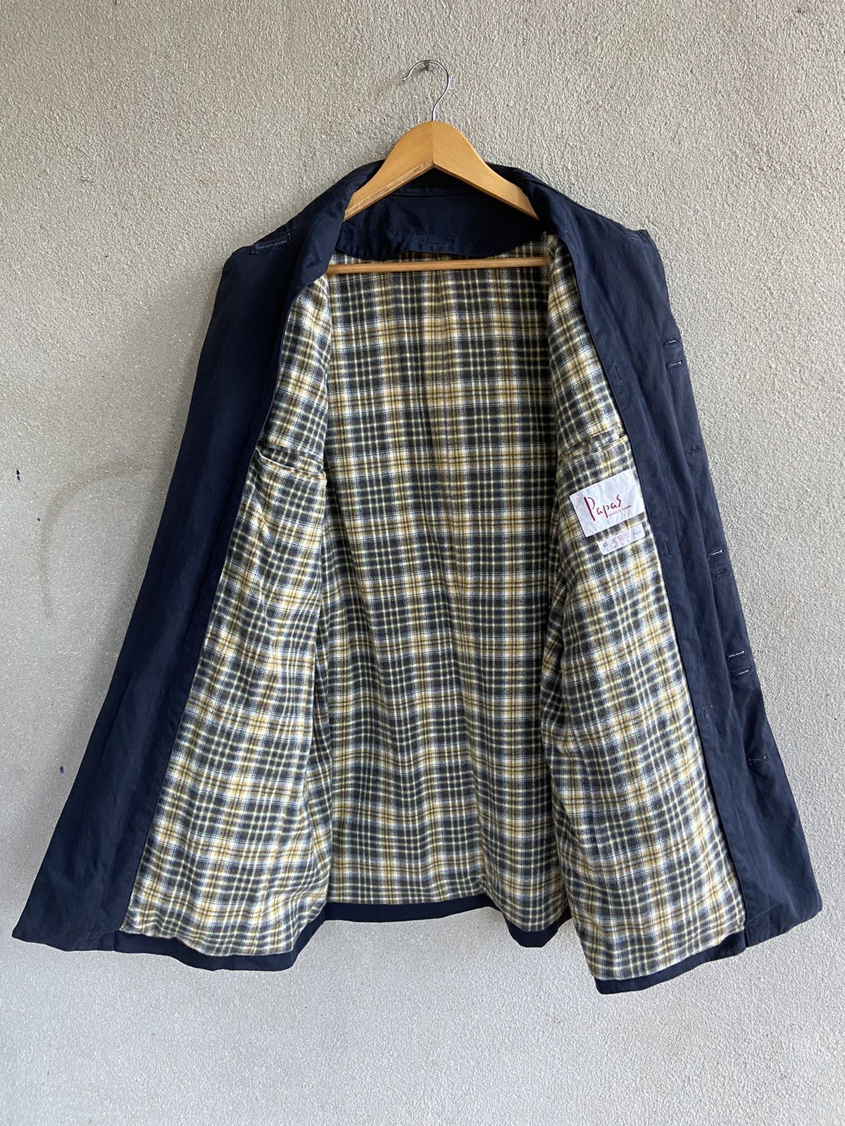 Japanese Brand Vintage Papas drawstring coat jacket Size US L / EU 52-54 / 3 - 3 Thumbnail