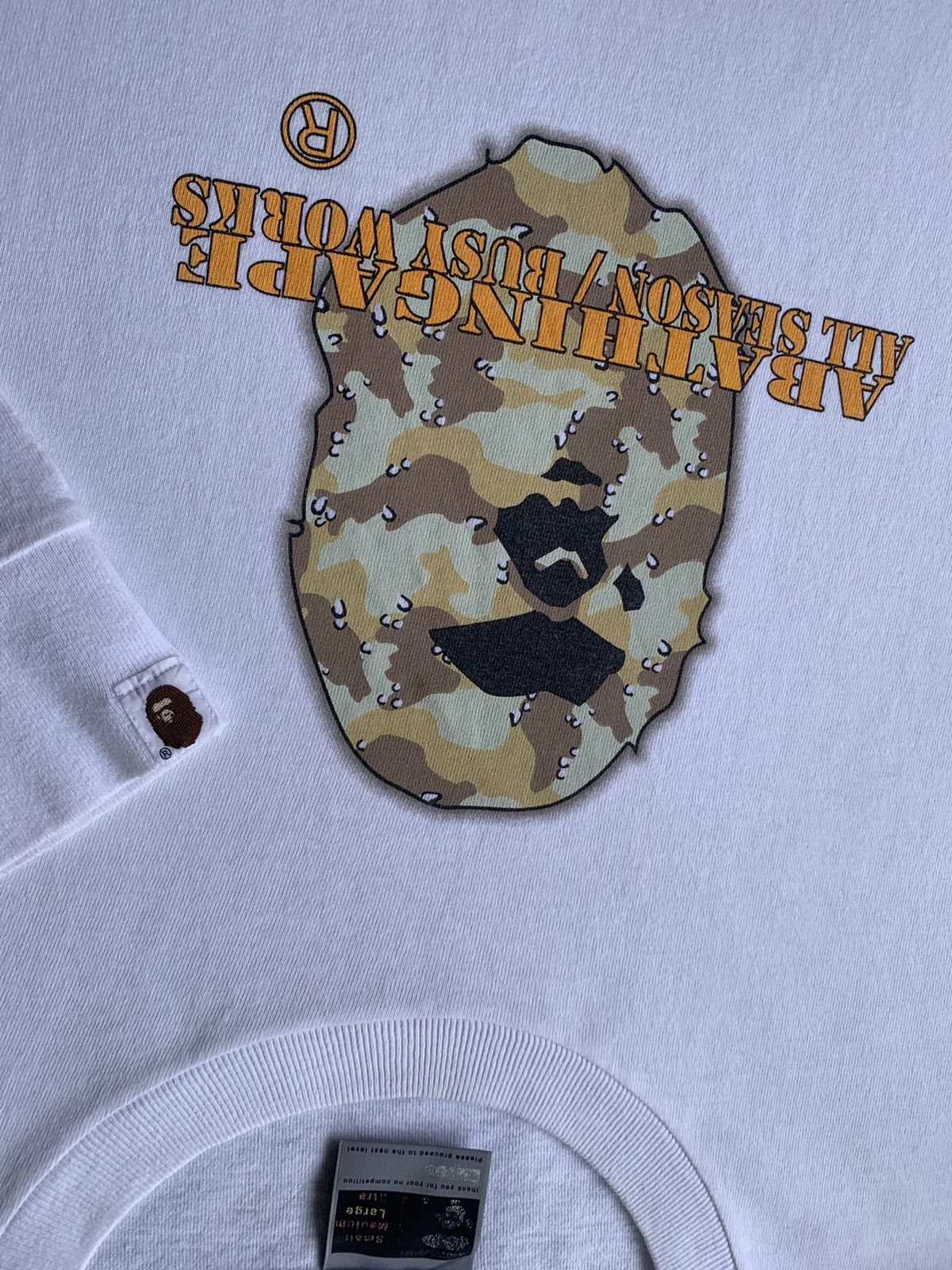Bape Vintage 90s Bape All Season Busy Works Longsleeve Size US L / EU 52-54 / 3 - 4 Thumbnail