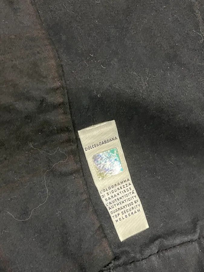 Dolce & Gabbana AW2003 Dolce & Gabbana Black Cotton Cargo Long Jacket Size US M / EU 48-50 / 2 - 12 Thumbnail