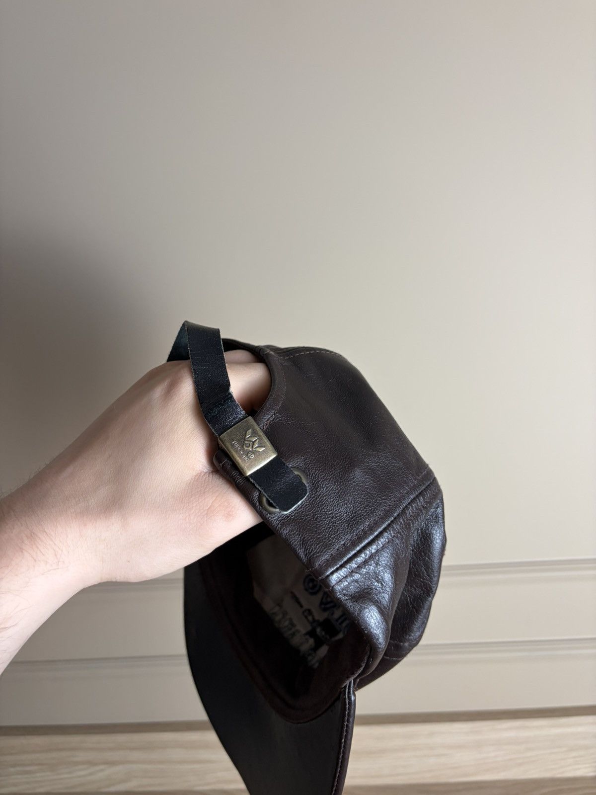 Leather Volvo Vintage Leather Hat Racing Hype Rare Snapback Cap Size ONE SIZE - 5 Thumbnail
