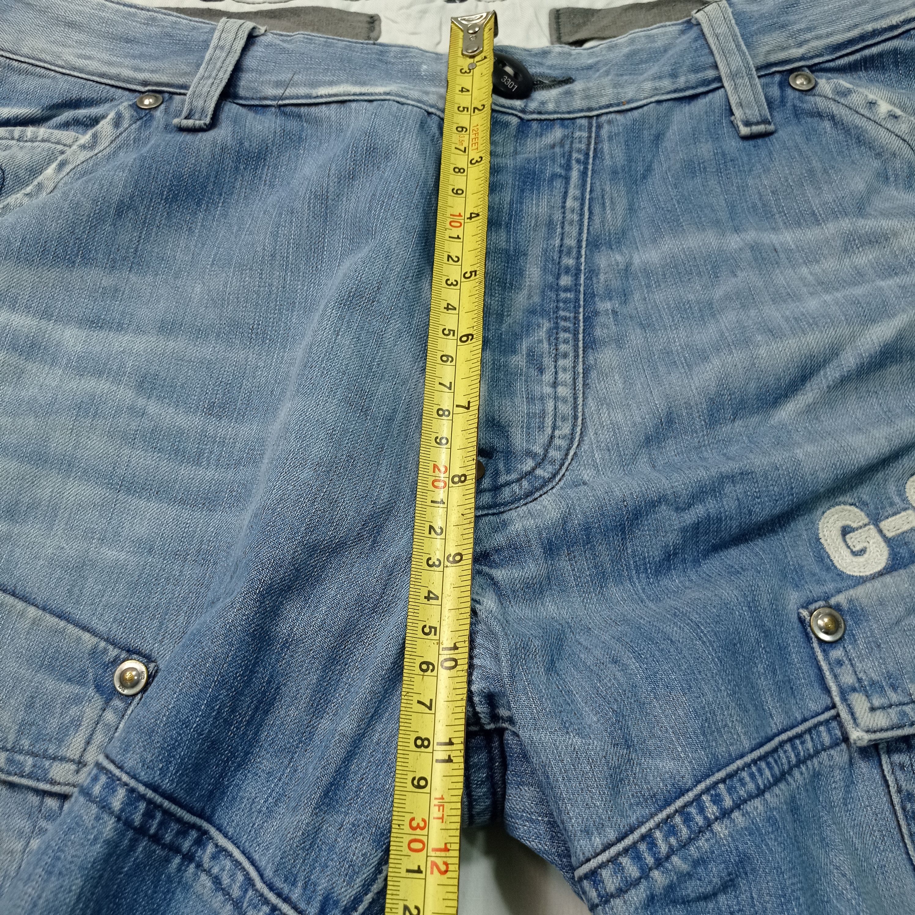 G-Star 🔥G Star Raw Buckle Back Jeans Bush Pants Size US 35 - 22 Thumbnail