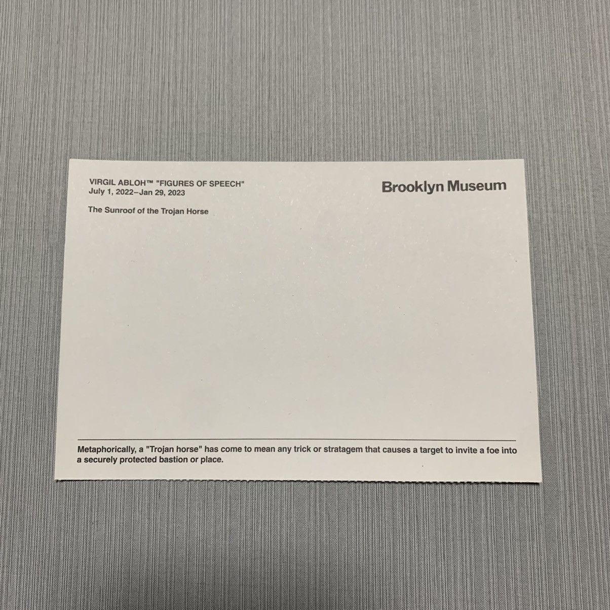 Virgil Abloh Virgil Abloh Postcard “Abloh” Size ONE SIZE - 6 Thumbnail