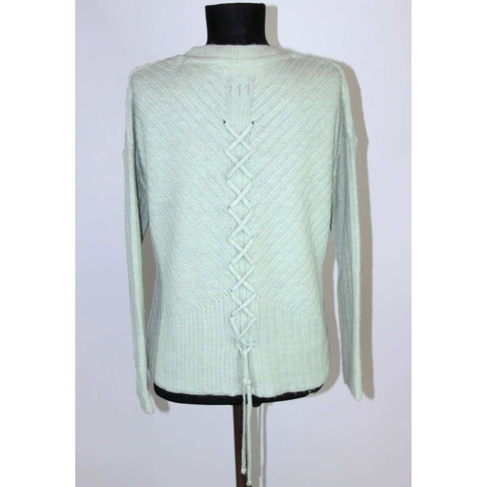 Vintage Odd Molly Green Pullover Womens Size 0 Alpaca Wool Sweater Size XS / US 0-2 / IT 36-38 - 5 Thumbnail