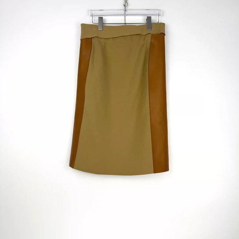 Louis Vuitton Louis Vuitton size m Camel Leather Label Leather Patchwork Size 25" / US 0 / IT 36 - 4 Thumbnail