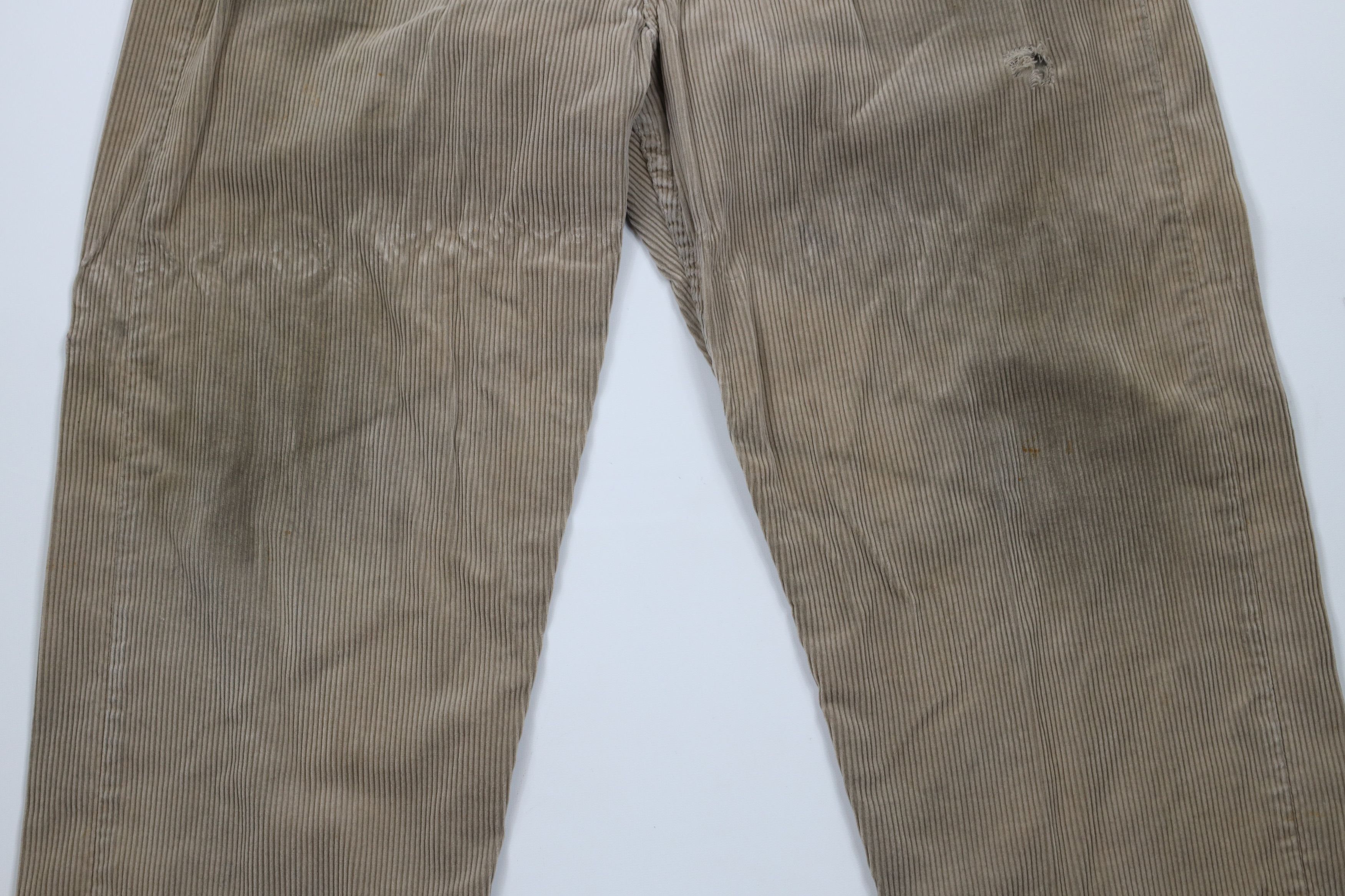 Levi's × Vintage Vintage 90s Levis 565 Loose Fit Wide Leg Corduroy Pants USA Size US 36 / EU 52 - 3 Thumbnail