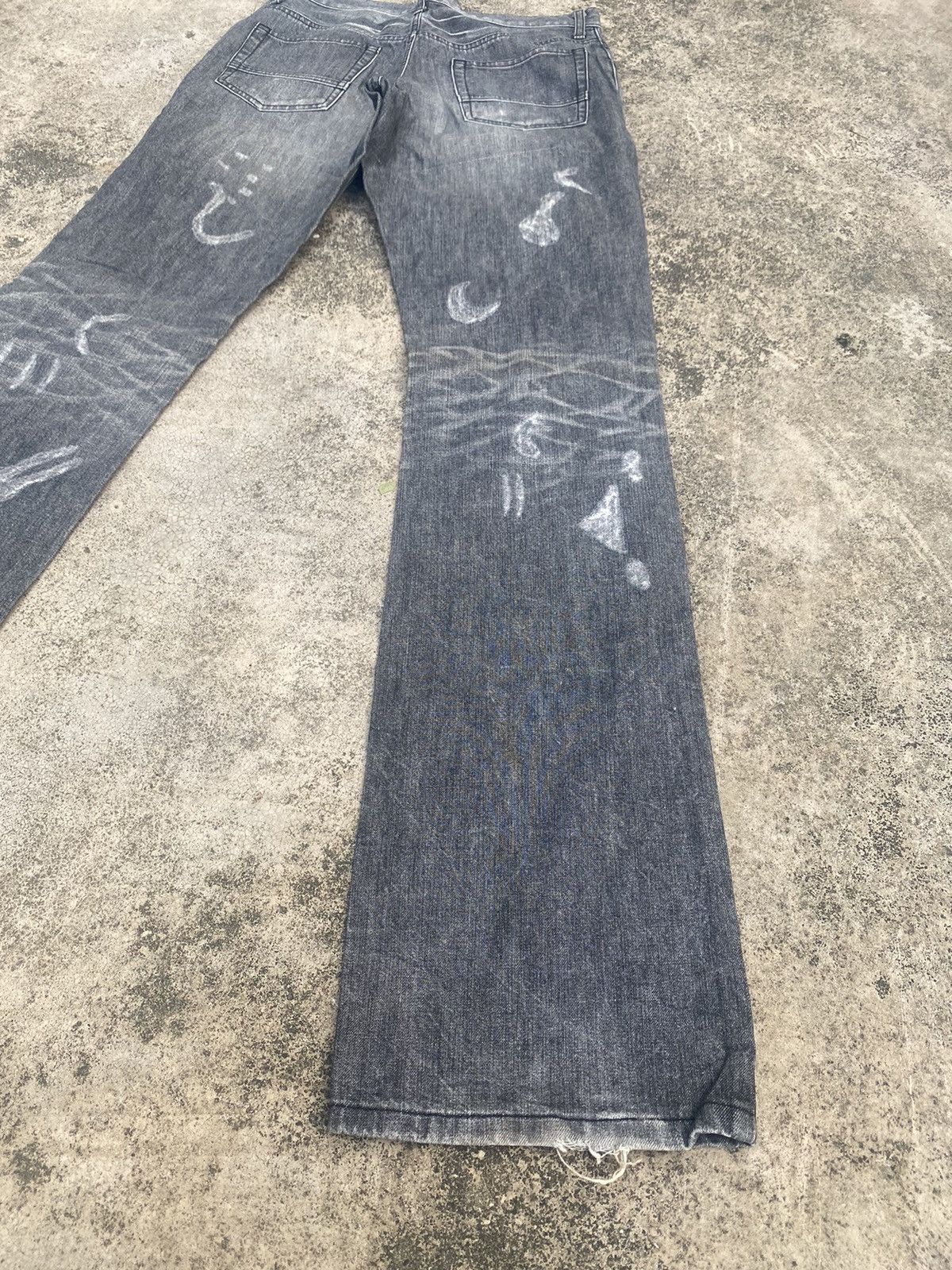 Japanese Brand × Le Grande Bleu (L.G.B.) Flare Jeans MkHomme Distressed Bootcut Size US 30 / EU 46 - 14 Thumbnail