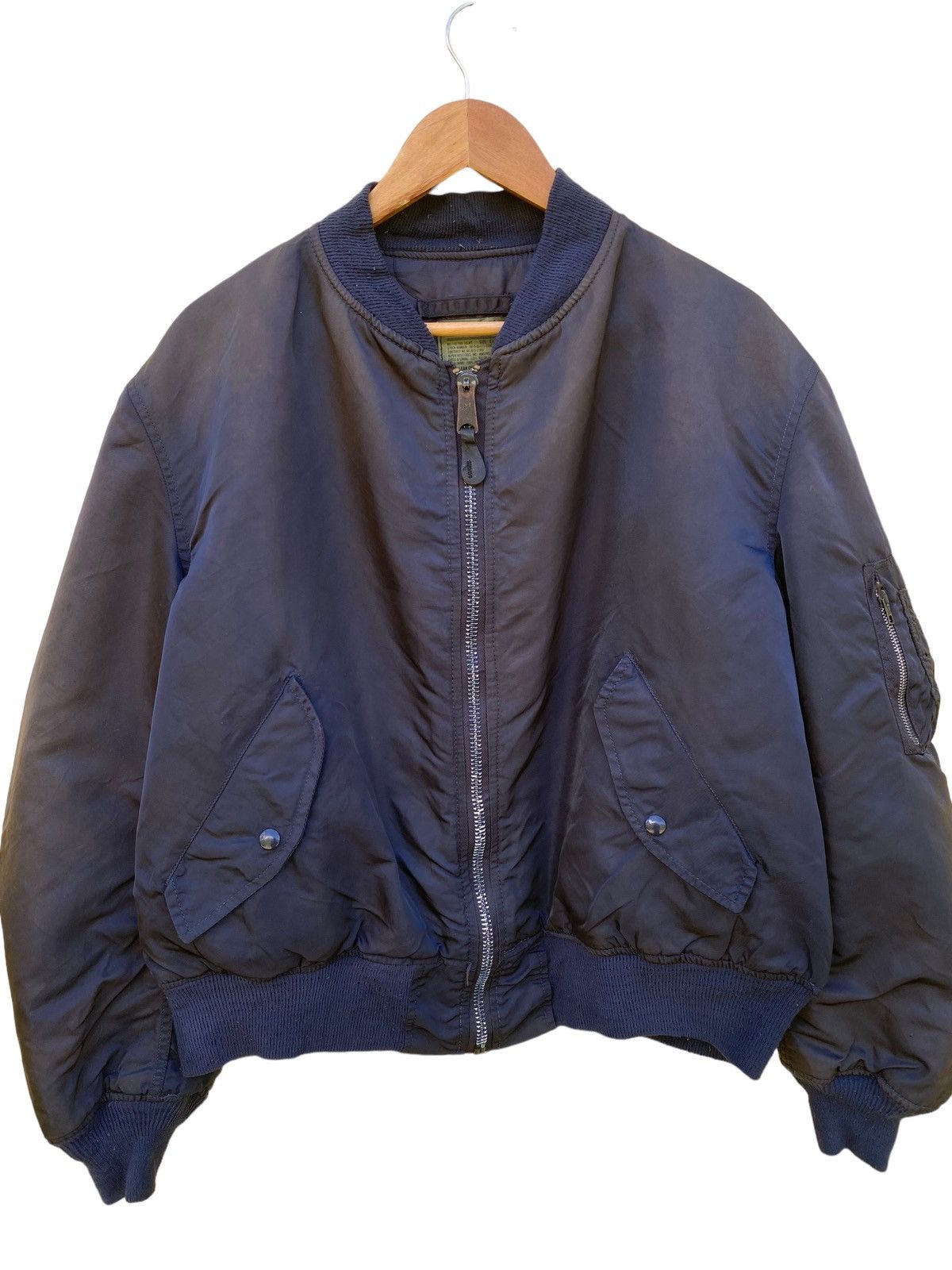 Alpha Industries × Vintage Vintage Alpha industries sunfaded bomber jacket Size US XL / EU 56 / 4 - 3 Thumbnail
