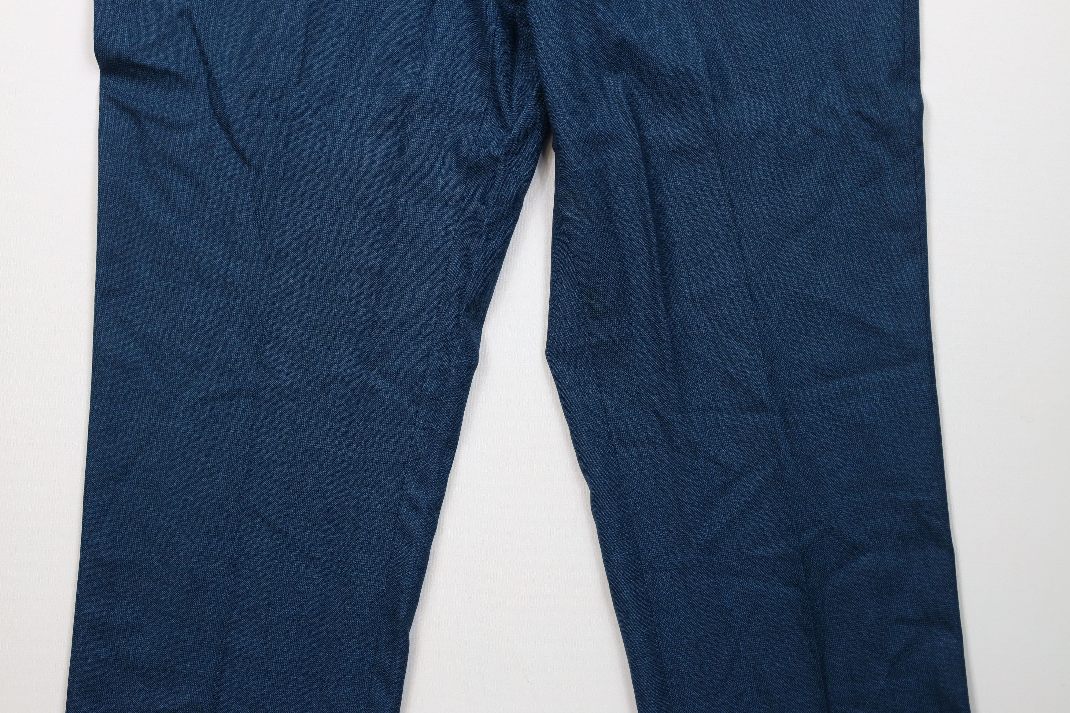 Vintage Vintage 50s Streetwear Gabardine Blend Chino Pants Blue USA Size US 36 / EU 52 - 3 Thumbnail