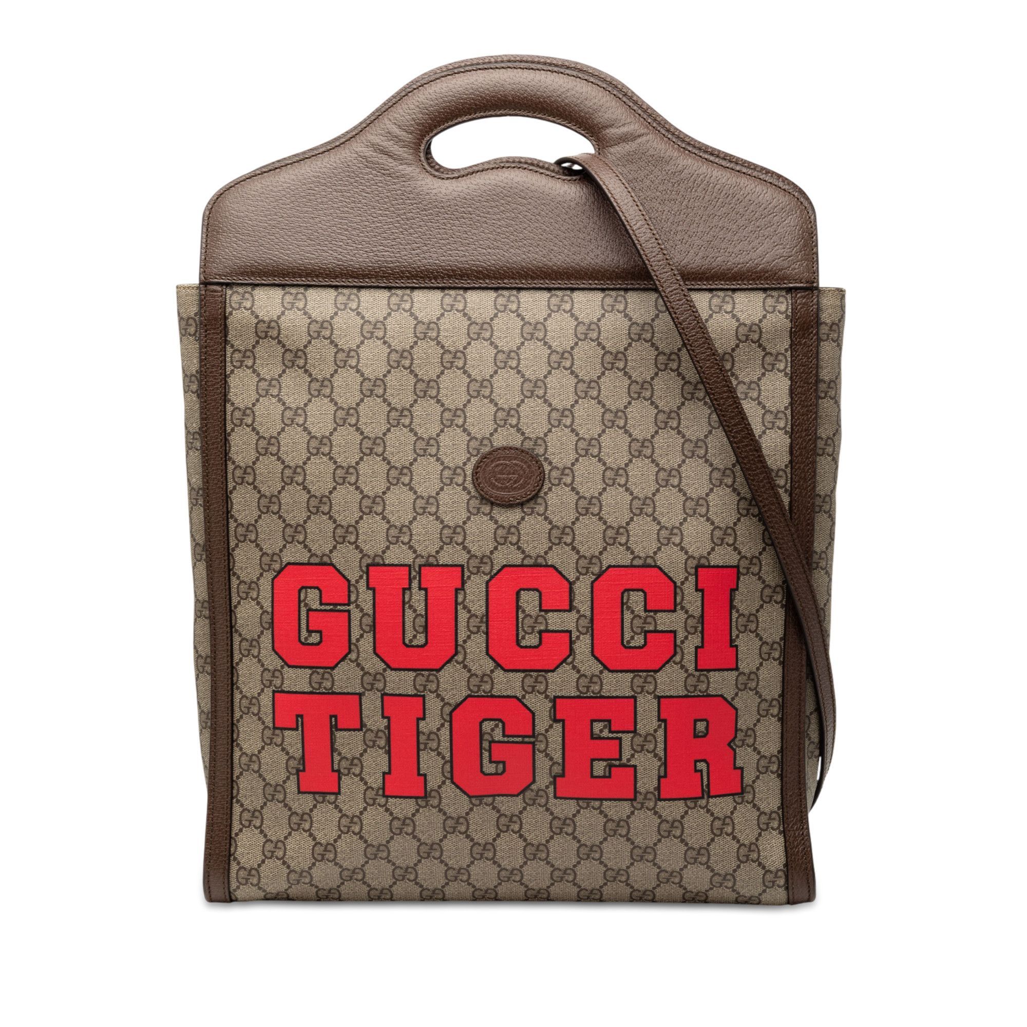 Gucci Gucci GG Supreme Web Tiger Satchel Size ONE SIZE - 1 Thumbnail
