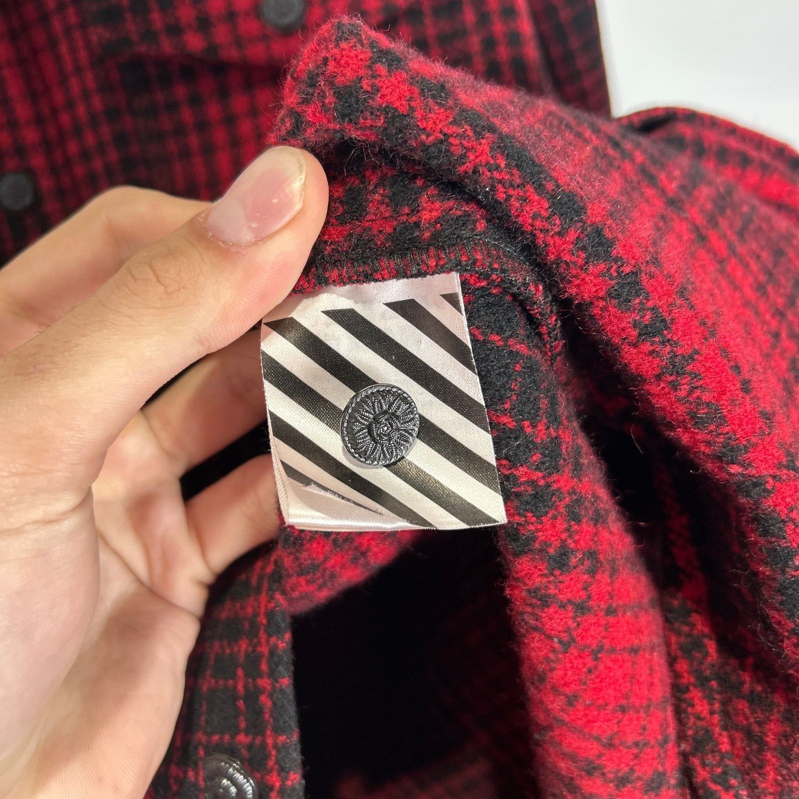 Off-White Off-White Red Tartan Check Flannel Size M Size US M / EU 48-50 / 2 - 4 Thumbnail