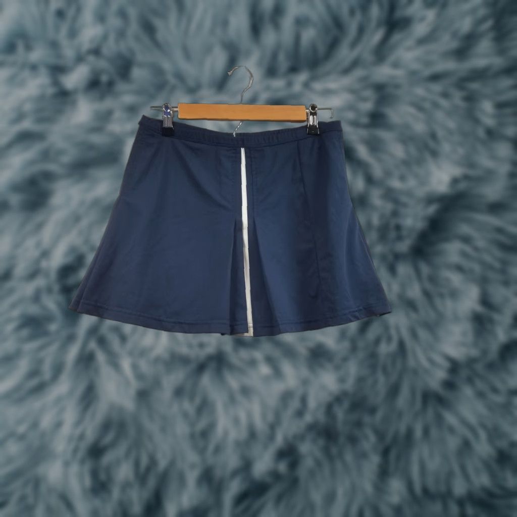 Vintage BOLLE Tennis Skirt Womens M Blue Athletic Pleated Short Skirt Pickleball Tennis Golf Activewear Women's Modern Athleisure Size 32" / US 10 / IT 46 - 1 Thumbnail