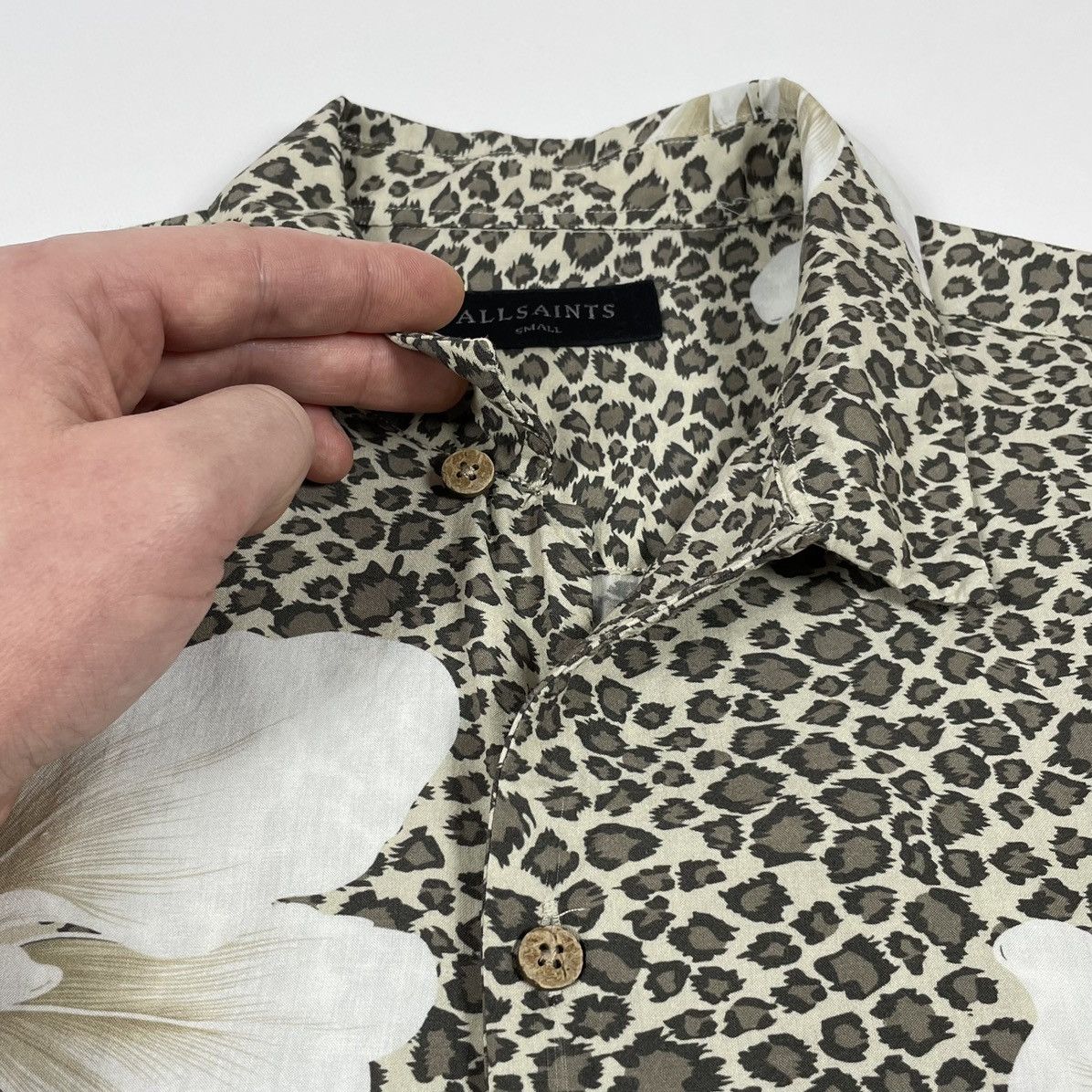 Allsaints Allsaints Kuhi Hawaiian Shirt Size US S / EU 44-46 / 1 - 6 Thumbnail