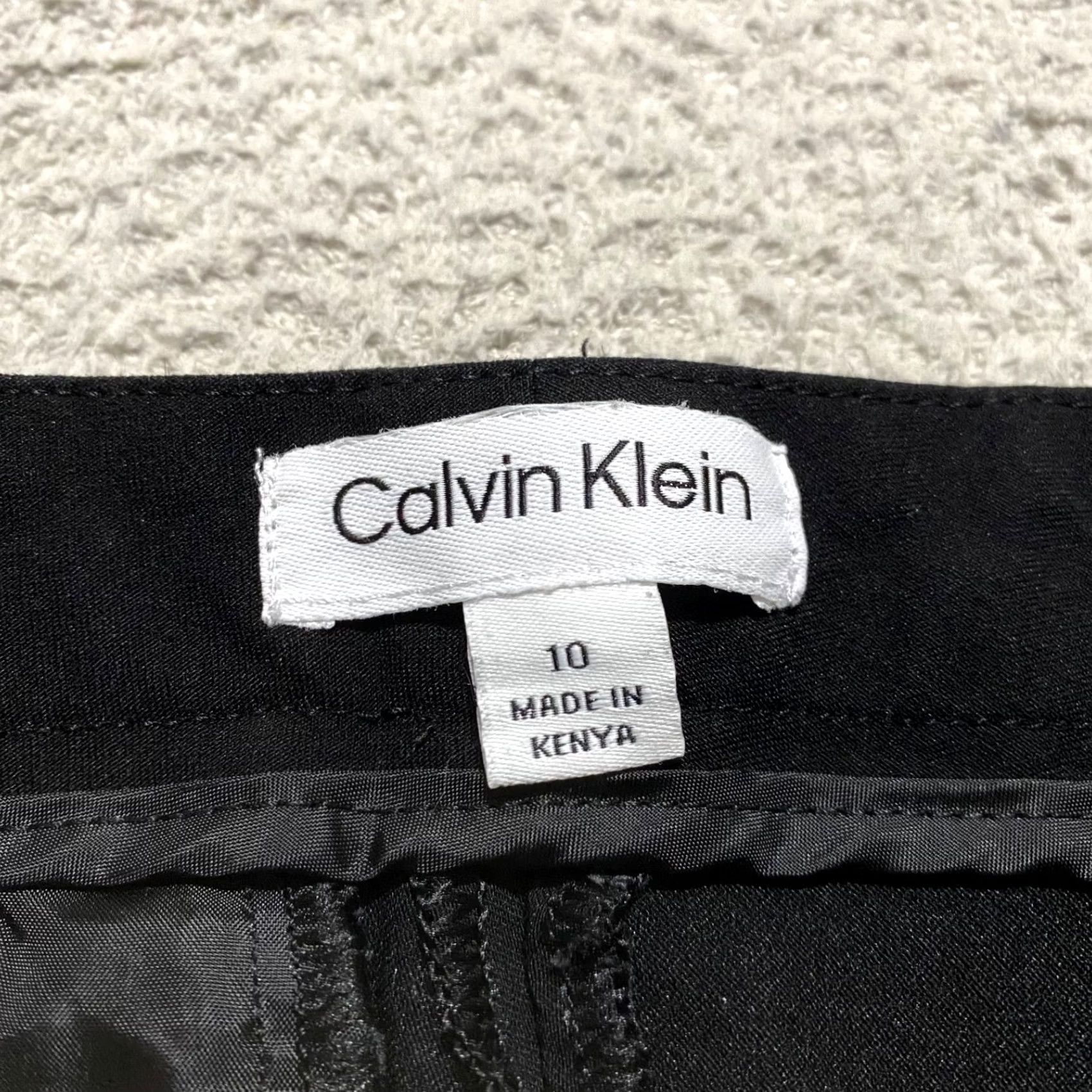 Calvin Klein Calvin Klein Pants Womens sz 10 Black Dress Pants High Rise Bootcut Business Trousers Size 32" / US 10 / IT 46 - 3 Thumbnail