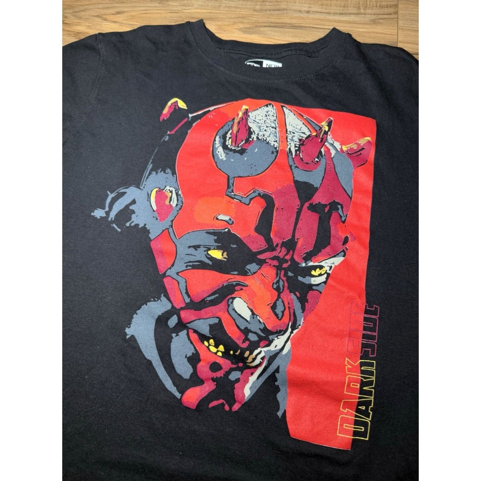 New Era VINTAGE Star Wars Darth Maul Dark Side T-Shirt Episode 1 Black Adult Medium Size US M / EU 48-50 / 2 - 2 Thumbnail