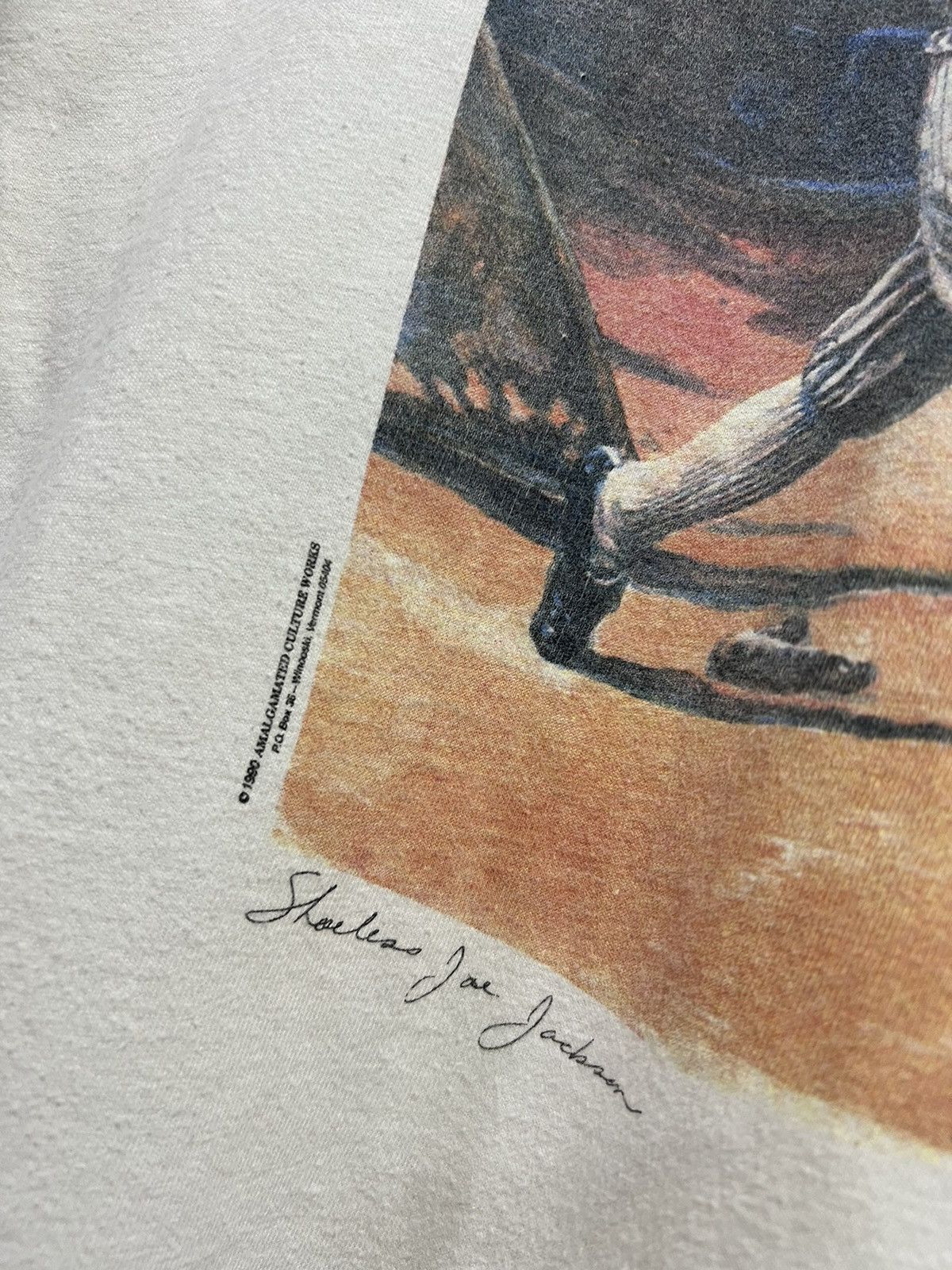 Vintage Vintage 90’s Field Of Dreams Joe Jackson Sketch Art Tshirt Size US L / EU 52-54 / 3 - 3 Thumbnail